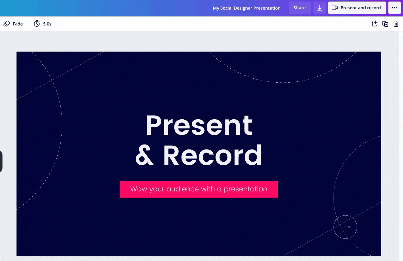 How to Record Video Presentations in Canva — Canva Templates for  Entrepreneurs