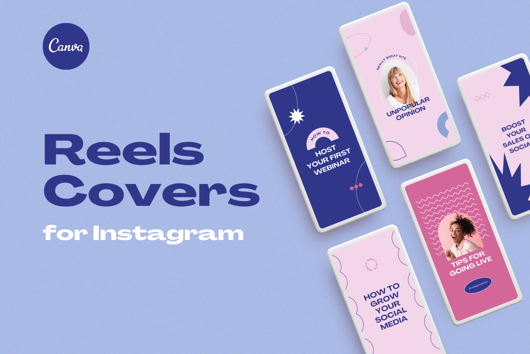 Instagram Reels Cover Templates — Canva Templates for Entrepreneurs