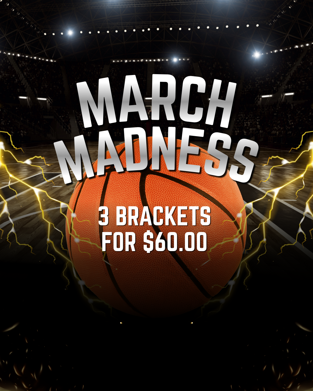 3 Brackets for $60.00
