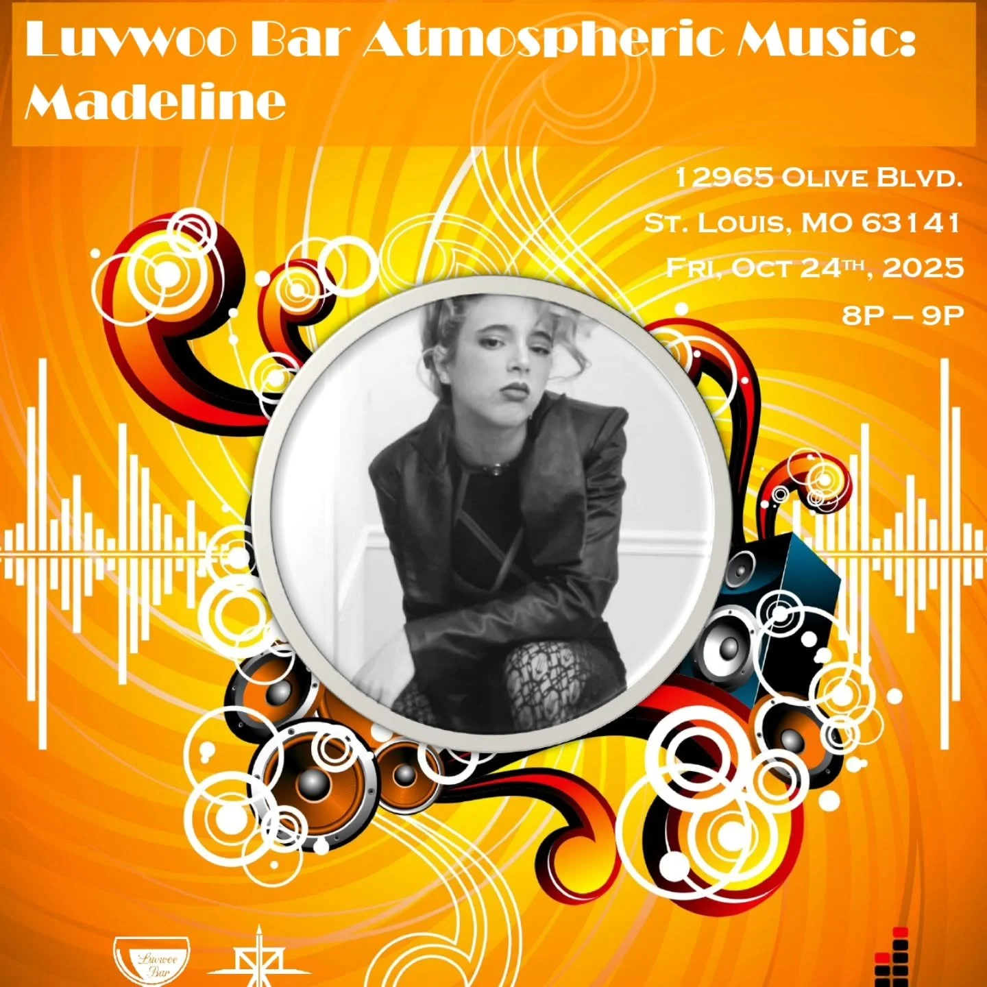 Happy Friday! Today at Luvwoo Bar we have Madelyn Live Music 8p-9p. All Free Events, no RSVP needed! Open to all ages! Don't forget daily Happy Hour 5p-6p & 10p-11p, 20% off all named cocktails!
No business q&a today. 
https://www.zyilistl.