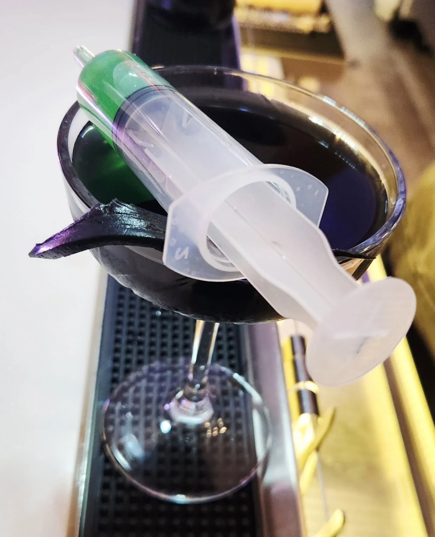 Spooky seasonals are here! Have a Poison and Antidote cocktail only here at Luvwoo Bar!