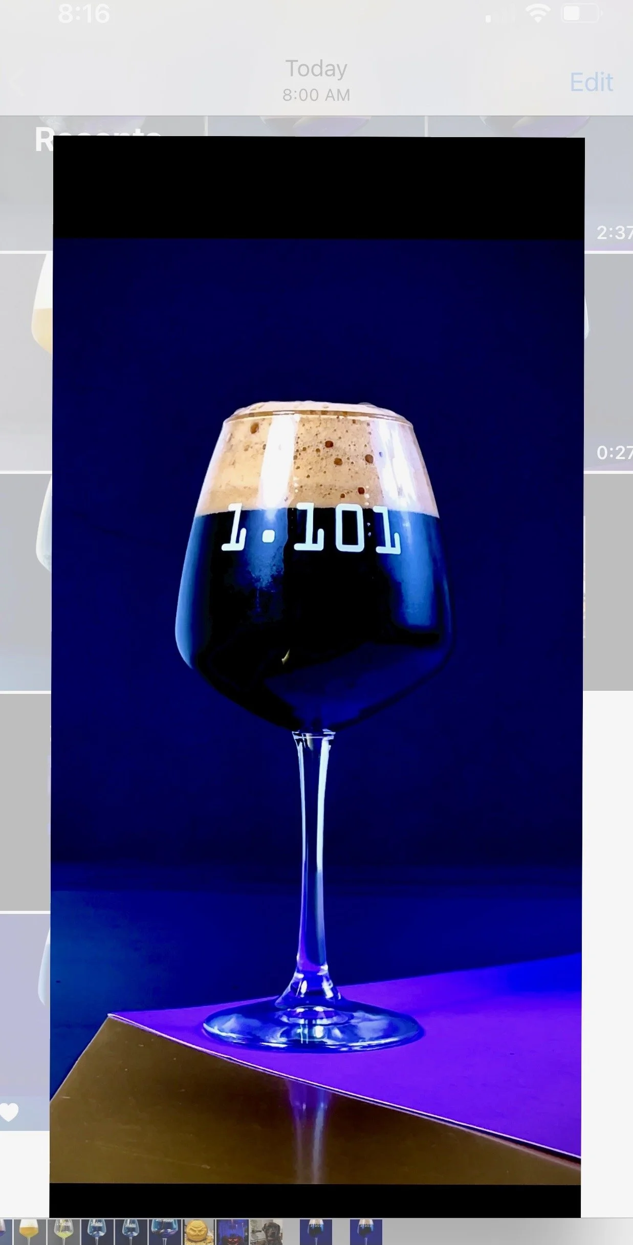 DARKSIDE OF 1.101 ANNIVERSARY STOUT PRE SALE (PICK UP AFTER NOV 1ST) NOT FOR DELIVERY