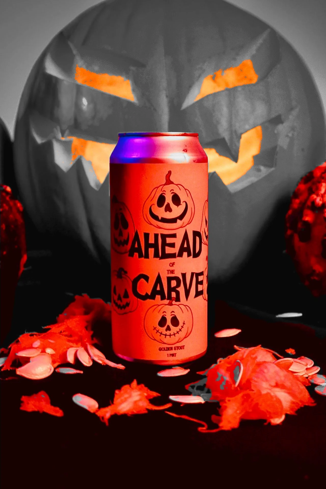 AHEAD OF THE CARVE "PUMPKIN LATTE" GOLDEN STOUT