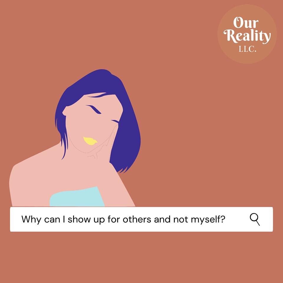 Do you ever wonder why it can feel easier to show up for everyone other than yourself? 

Throughout my life I had really struggled to tune into WHY this was. Maybe it's the avoidance of confronting feelings that are difficult. Like the thoughts that 
