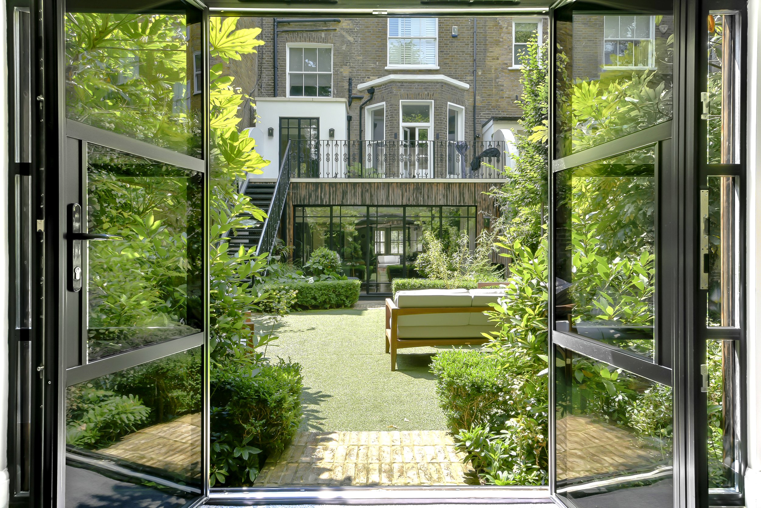 holland park extension interior design and architect crittall doors