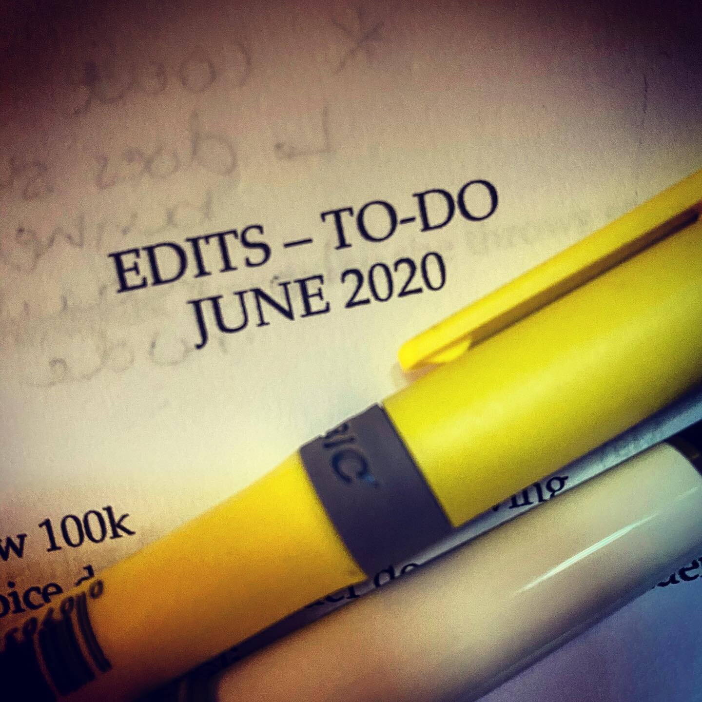 The realities of being an author under contract: just as you&rsquo;re getting into the flow of book 2 and finding the voice of your new narrator/s&mdash;BAM! More notes on book 1 and an imminent deadline 😂 This is my second round of edits for my edi