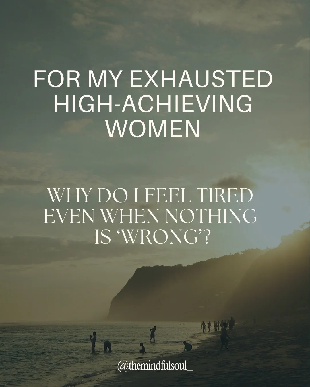 High-achieving women are exceptional at overriding internal signals.

We&rsquo;re praised for it.

But biologically, your nervous system doesn&rsquo;t care about productivity or success 🤷🏻&zwj;♀️
it cares about capacity and safety.

When stress is 