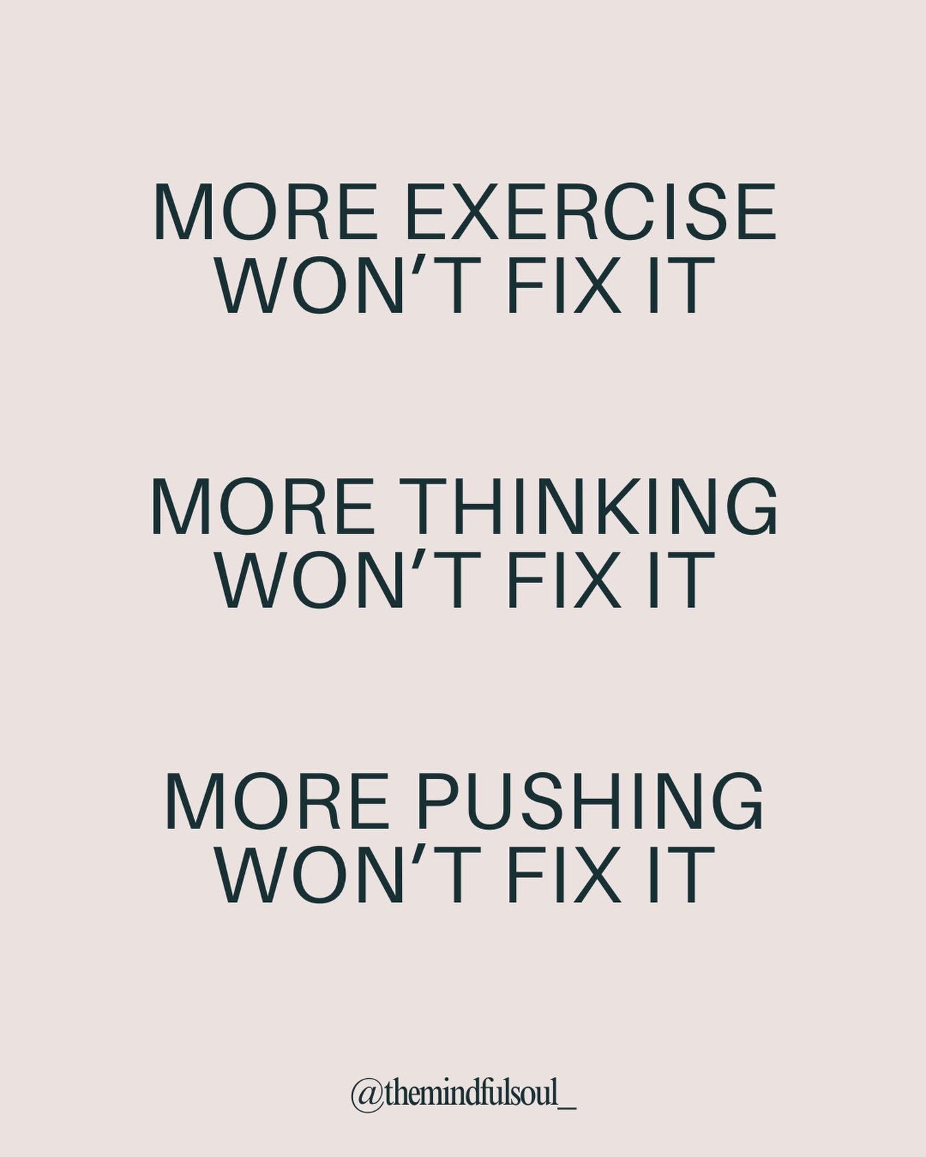 If your nervous system is stuck in survival,
more effort doesn&rsquo;t create change, it creates more stress.

Real, sustainable shifts begin when the body feels safe enough to come out of protection.

This isn&rsquo;t about doing more or pushing thr