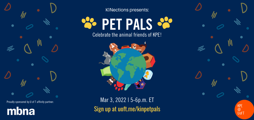 Pets, a paw print, pet homes, and pet food all around a globe.