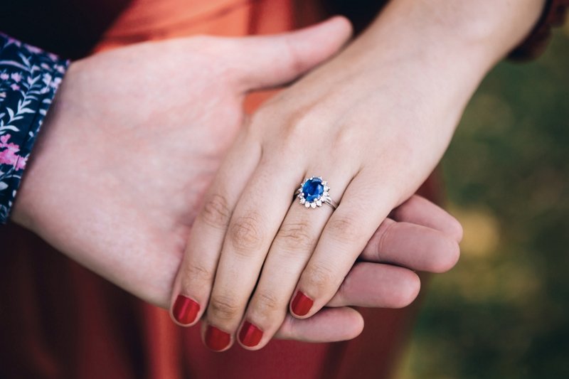 Jenny Packham Bardot Pear Lab Grown Diamond Engagement Ring
