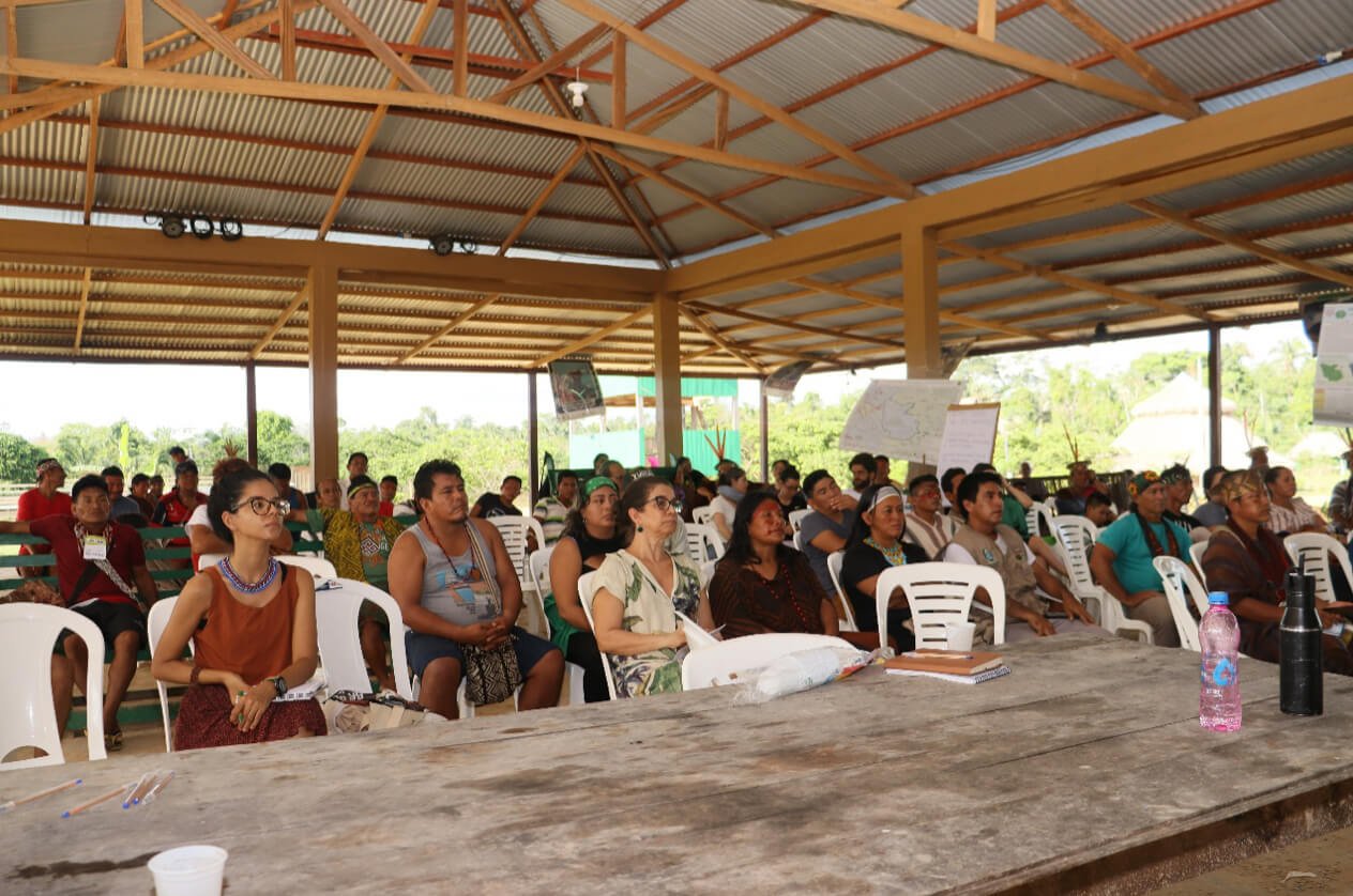   Participants gathered at the Yorenka Tasorentsi Institute in Marechal Thaumaturgo.  