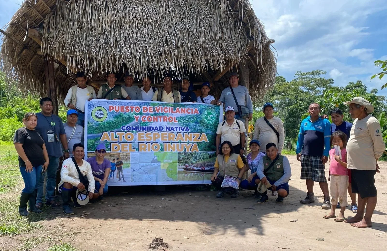 Work begins on Demarcating the Communal Territory for the Land Title of the Alto Esperanza Native Community on the Inuya River 