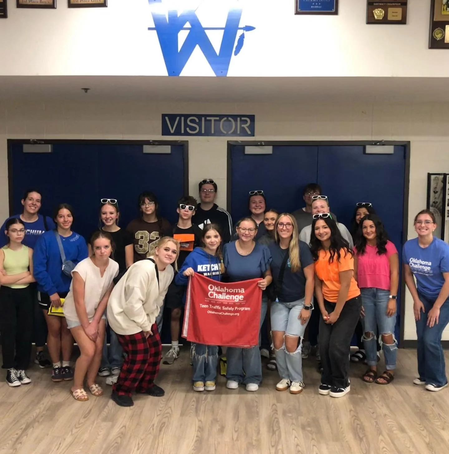 Teen Traffic Safety Day at Ketchum Public Schools! Thanks for being such great hosts! Your students were wonderful! Thanks for joining us today Miami StuCo! 
And like, comment or share this post to be eligible to win a door prize! #Take5BeforeYouDriv