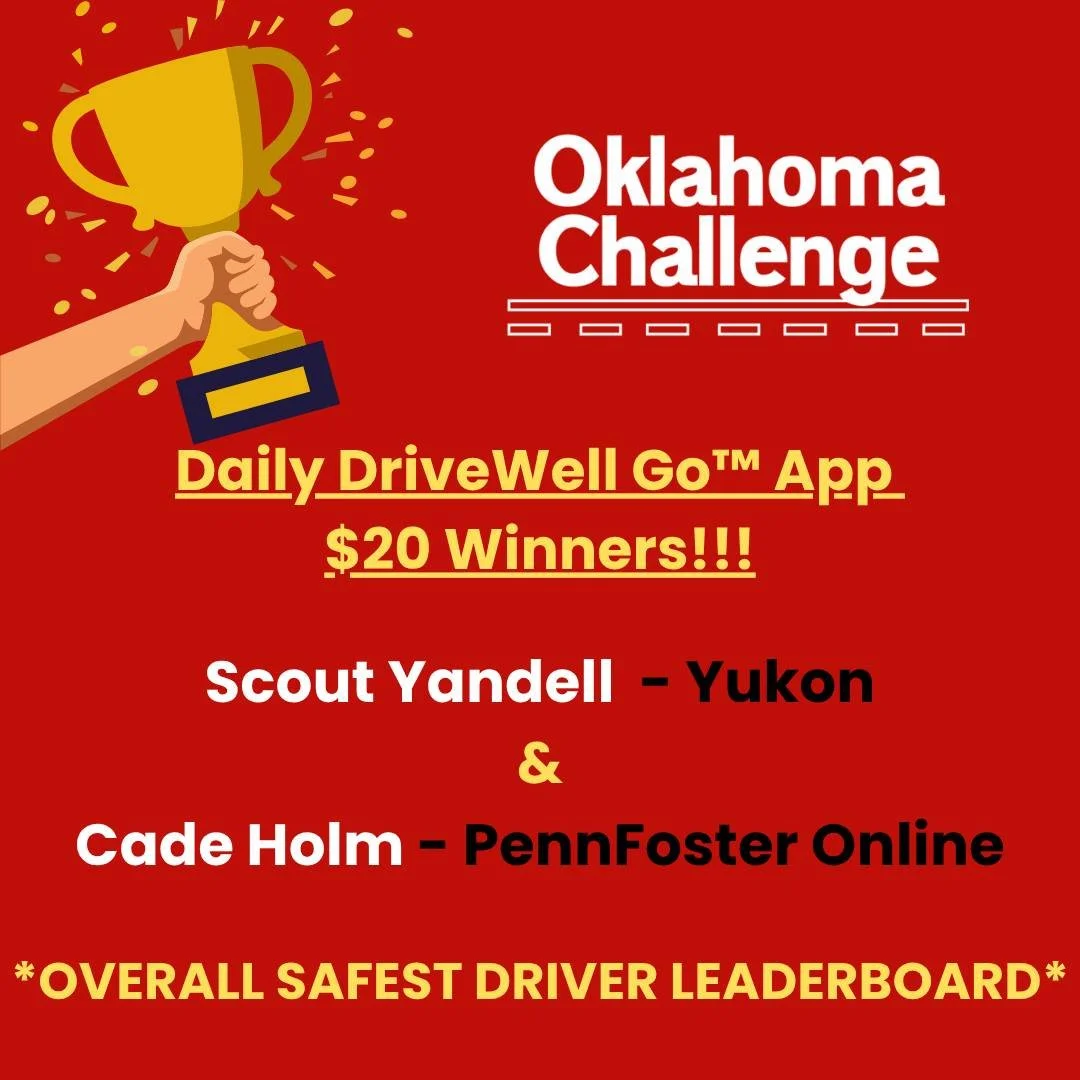 ⭐ Heads up, drivers! We&rsquo;ll be picking next week&rsquo;s winners from the Least Phone Use Leaderboard &mdash; so keep those phones down and your eyes on the road for your chance to win! 📵💰

🎉🏆 Congrats to today&rsquo;s $20 DriveWell Go&trade