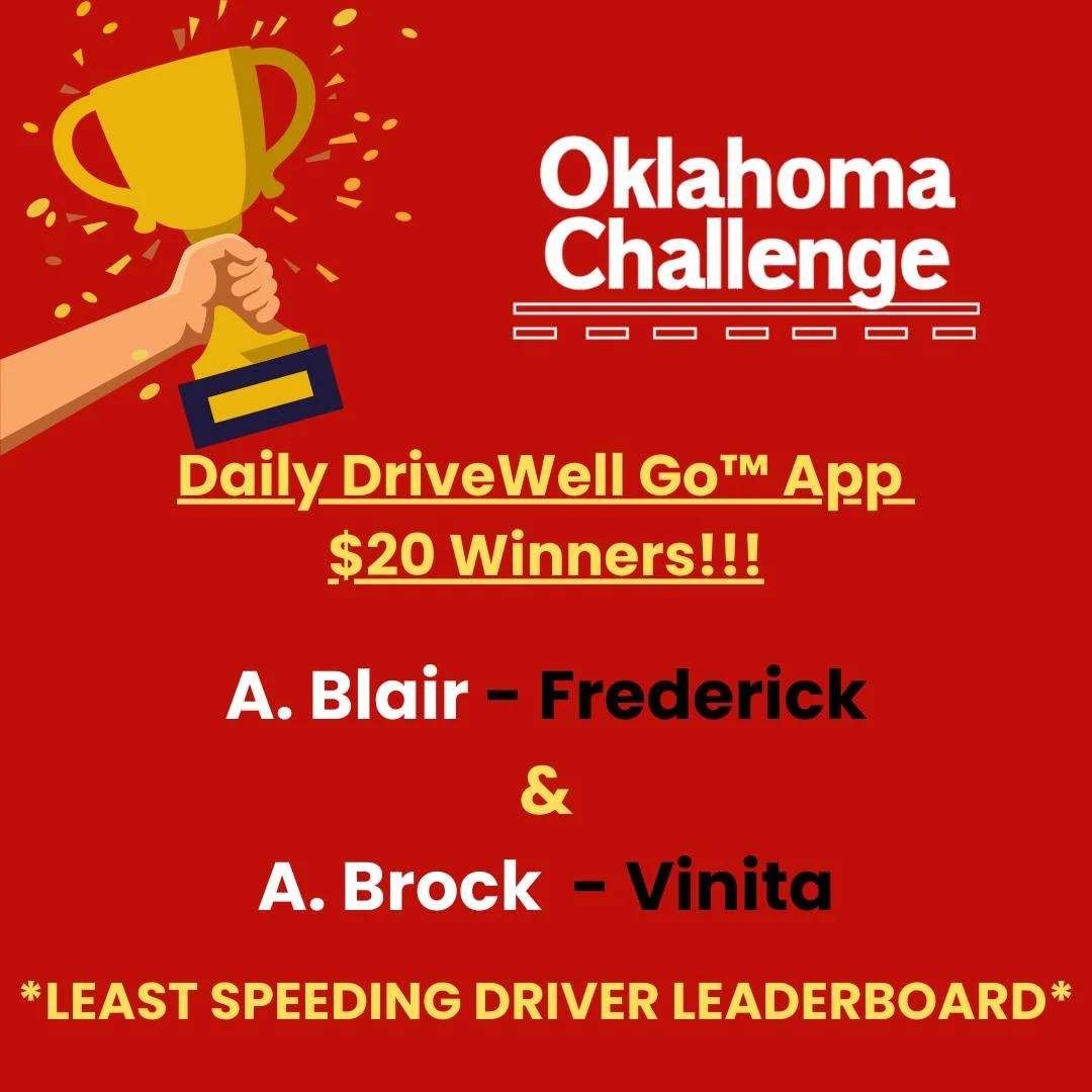 🎉🚗 Friday winners are here! 🏆💥 Huge props to today&rsquo;s safe driving champs from the Least Speeding Leaderboard!

Crash Responder Safety Week may be ending, but the habits don&rsquo;t stop! 🚨 Slow down, move over, and keep your safe driving s