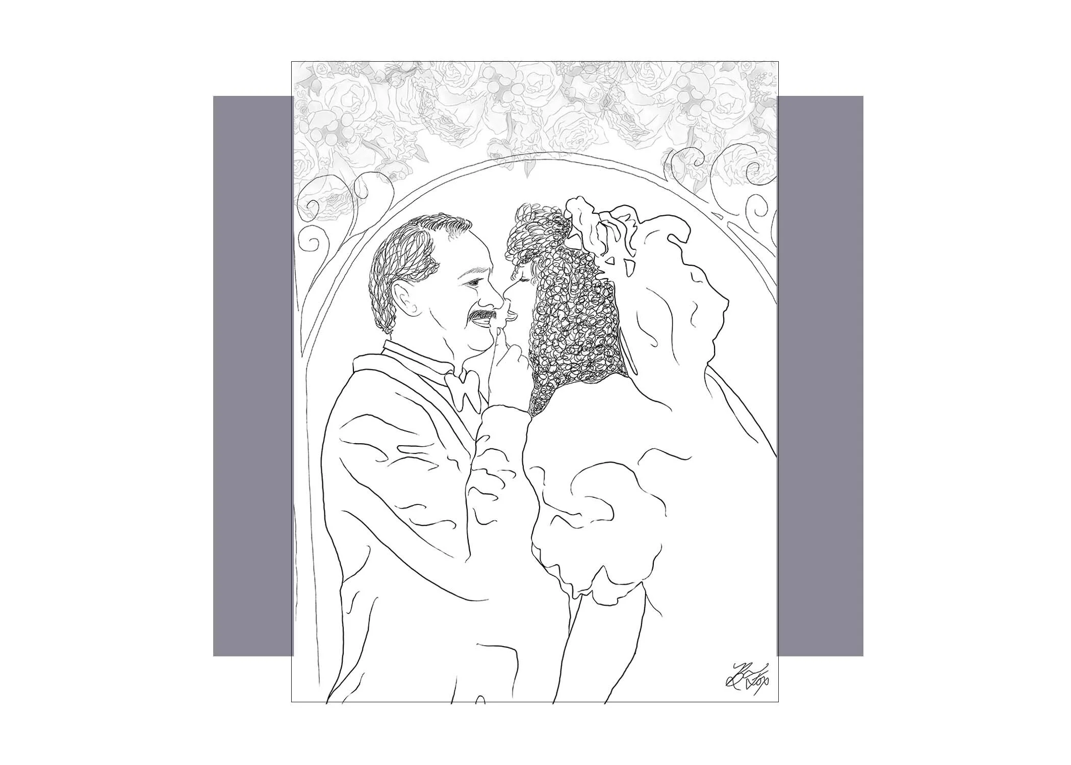 Client Custom Line Art (B&W)