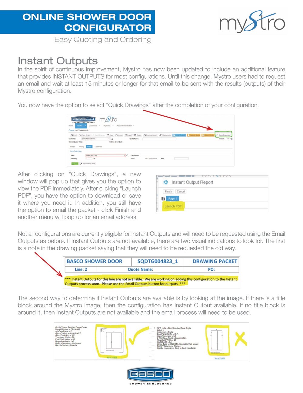 Basco Instant Outputs Now Available in Mystro — Mid-America Sales