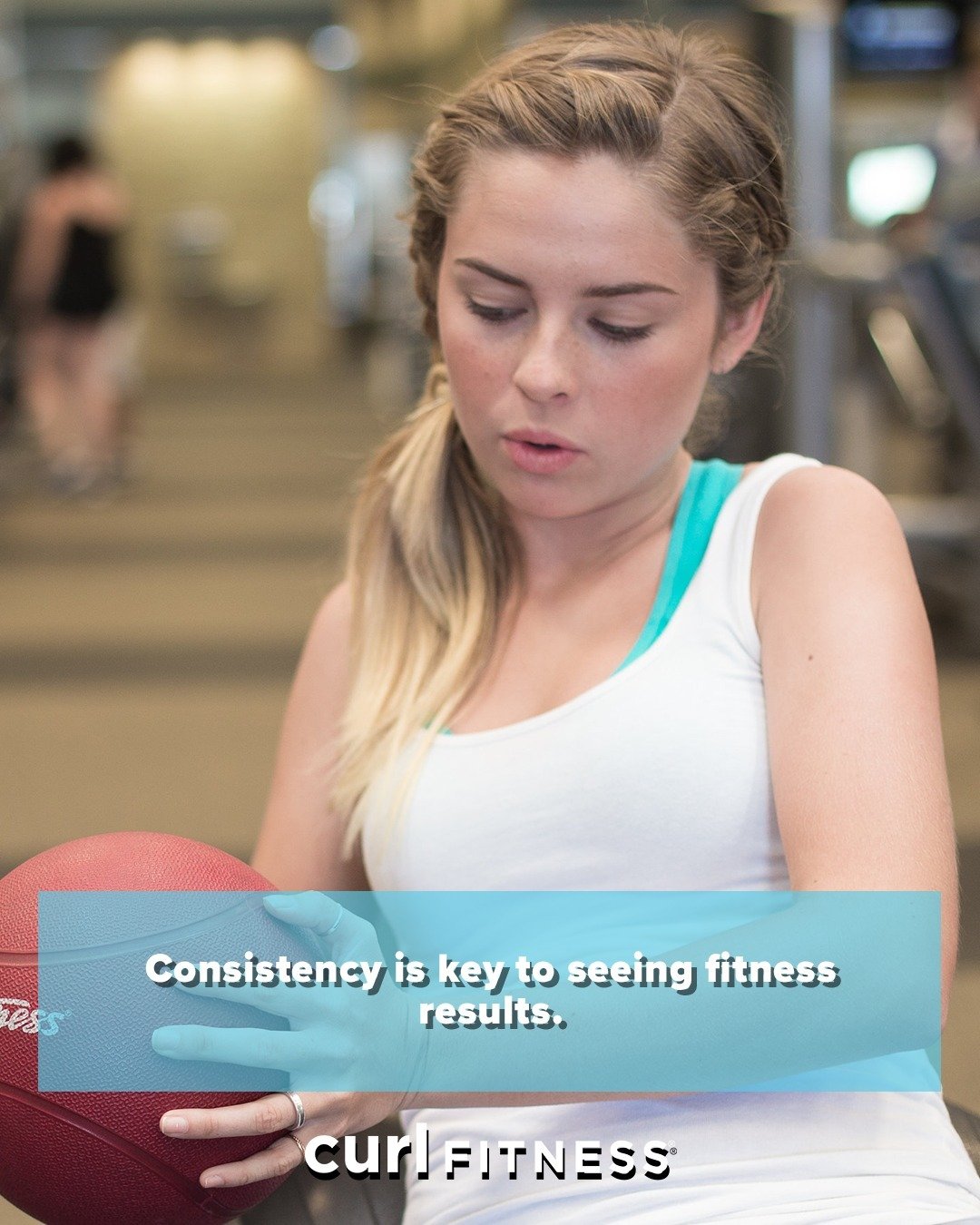 Consistency is key to seeing fitness results. #WellnessWednesday