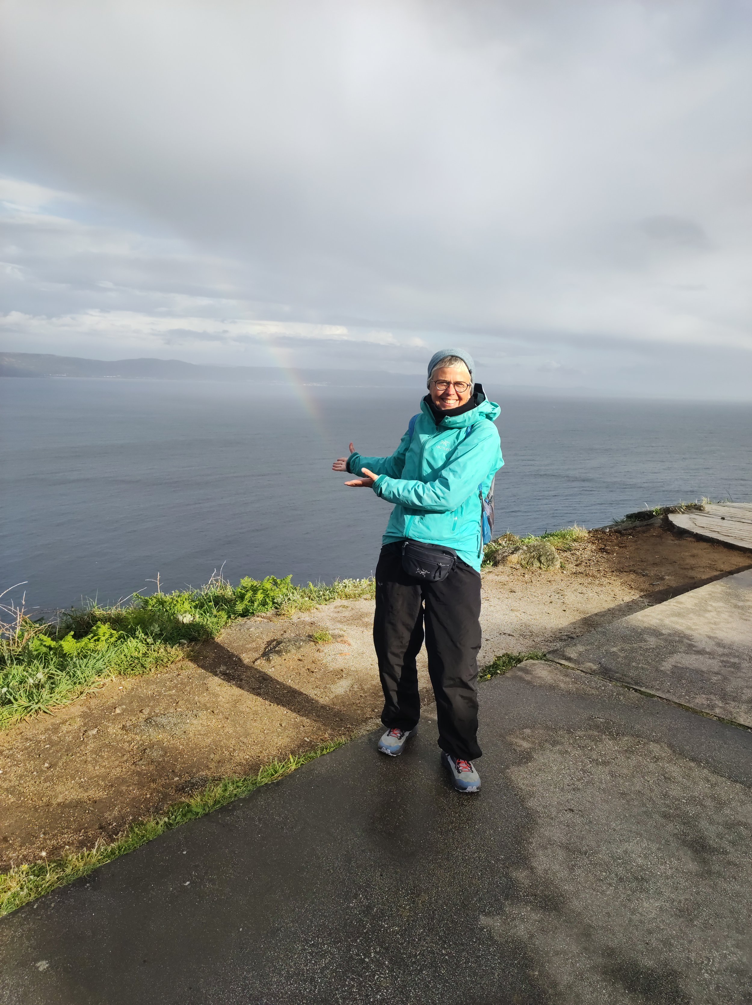 Philippe and Anja on the Camino de Santiago in April 2024