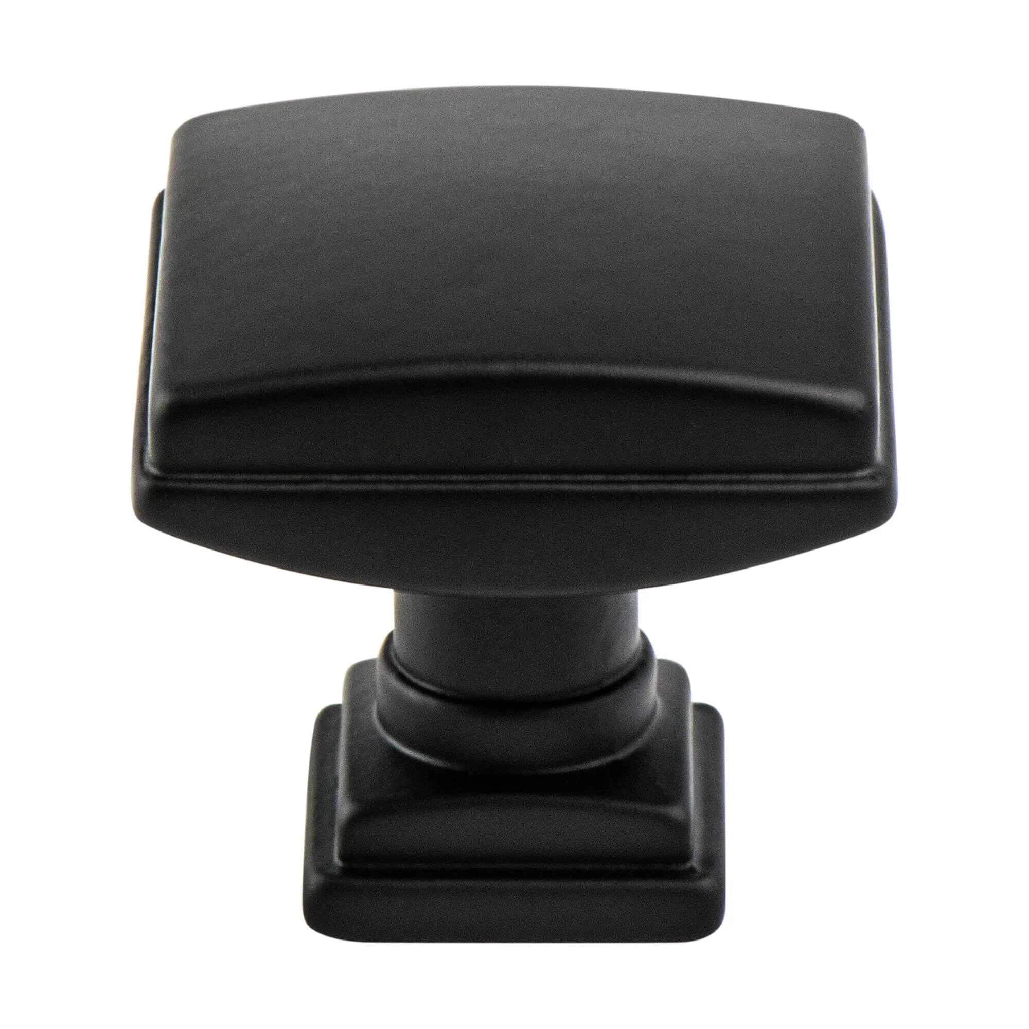 Tailored Traditional Matte Black Knob 1275-1055-P