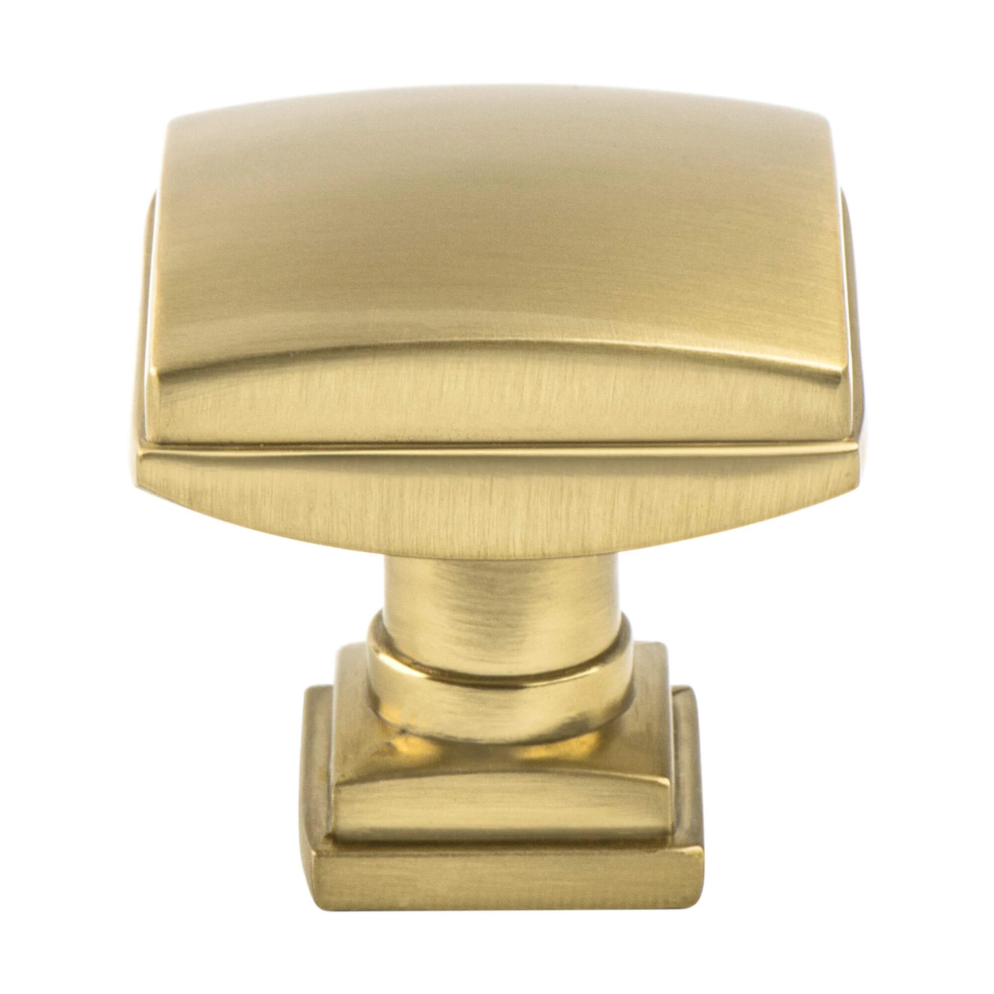 Tailored Traditional Modern Brushed Gold Knob 1276-1MDB-P