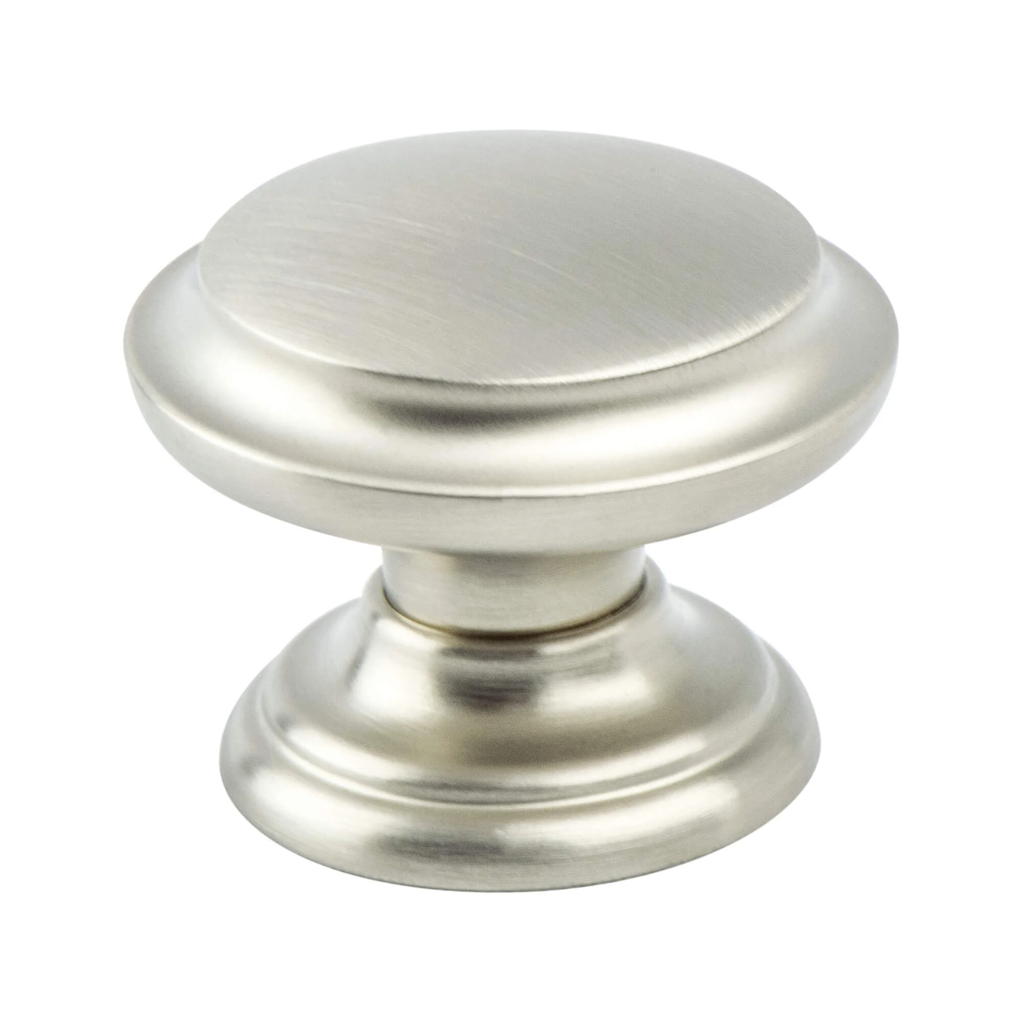 Euro Classica Brushed Nickel Tiered Knob 7093-1BPN-P