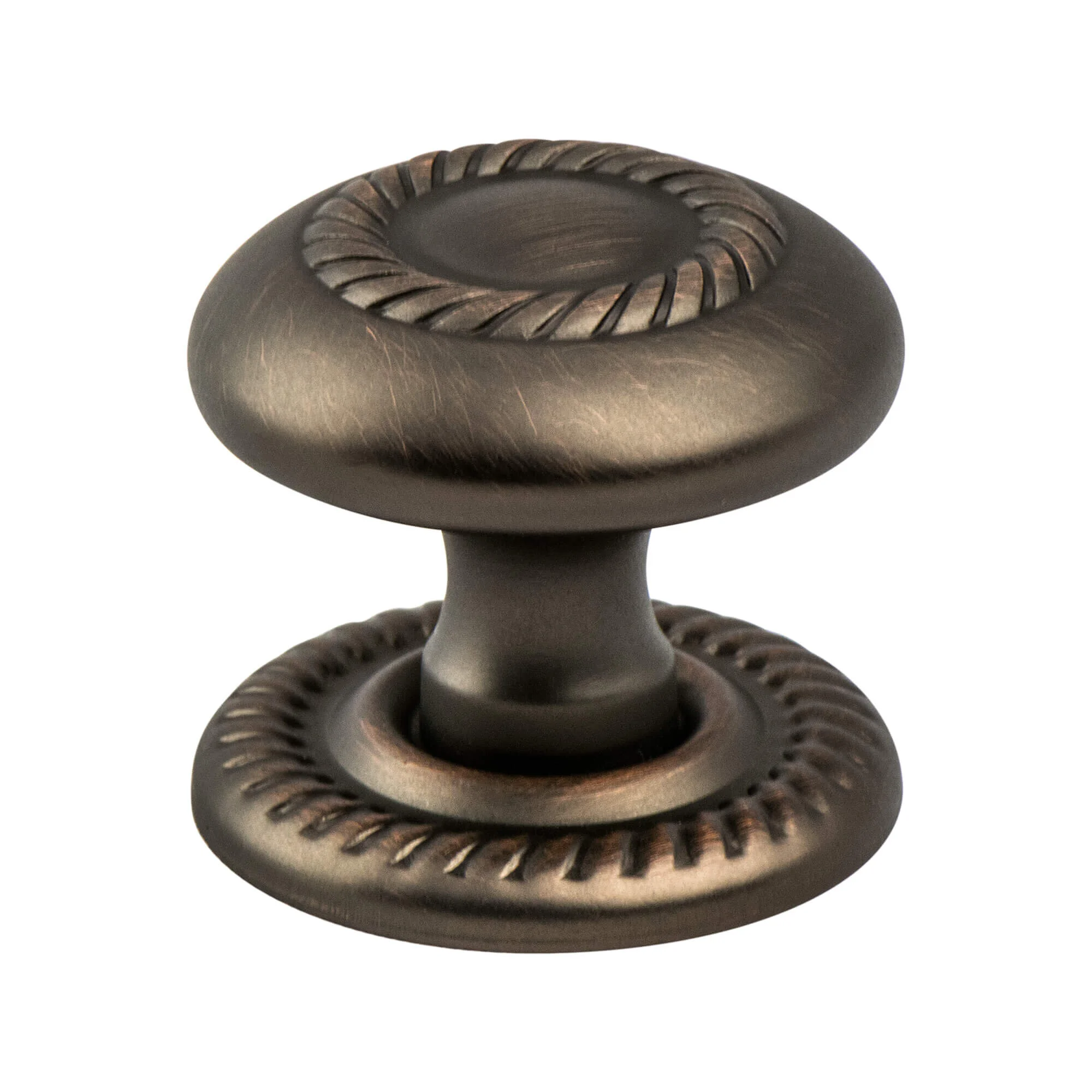 Advantage Plus Four Verona Bronze Roped Knob 9372-10VB-P