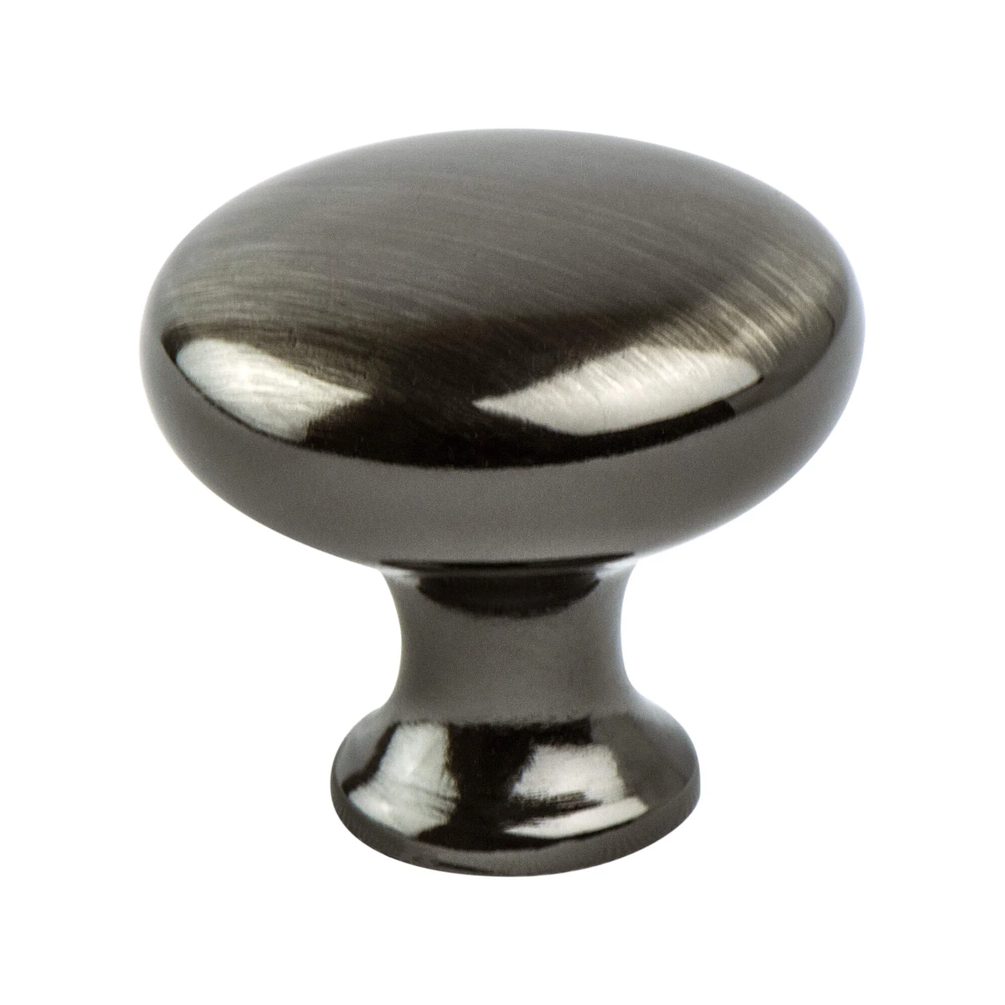 Advantage Plus Two Brushed Black Nickel Round Knob 0923-1BBN-P