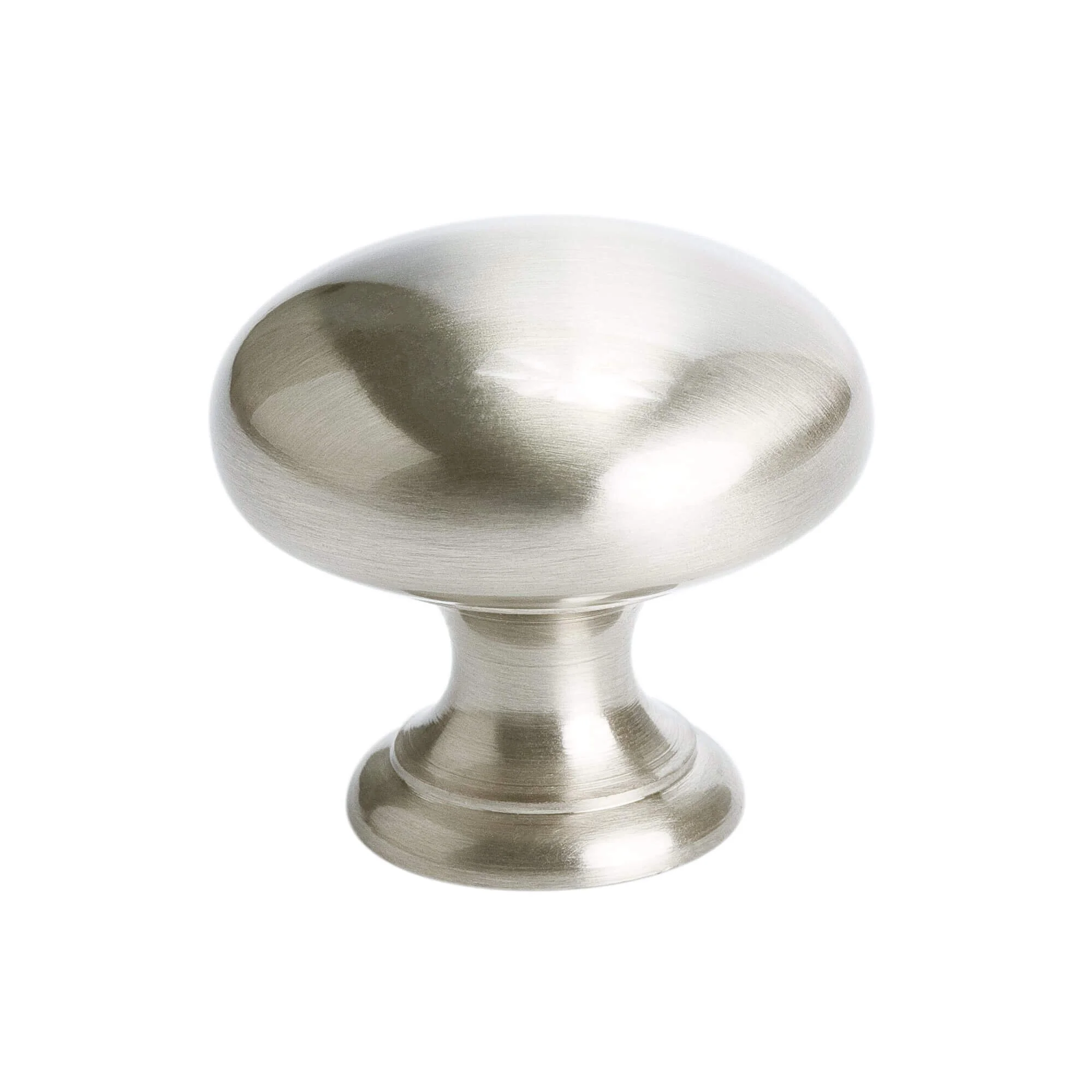 Plymouth Brushed Nickel Round Knob 9956-1BPN-P