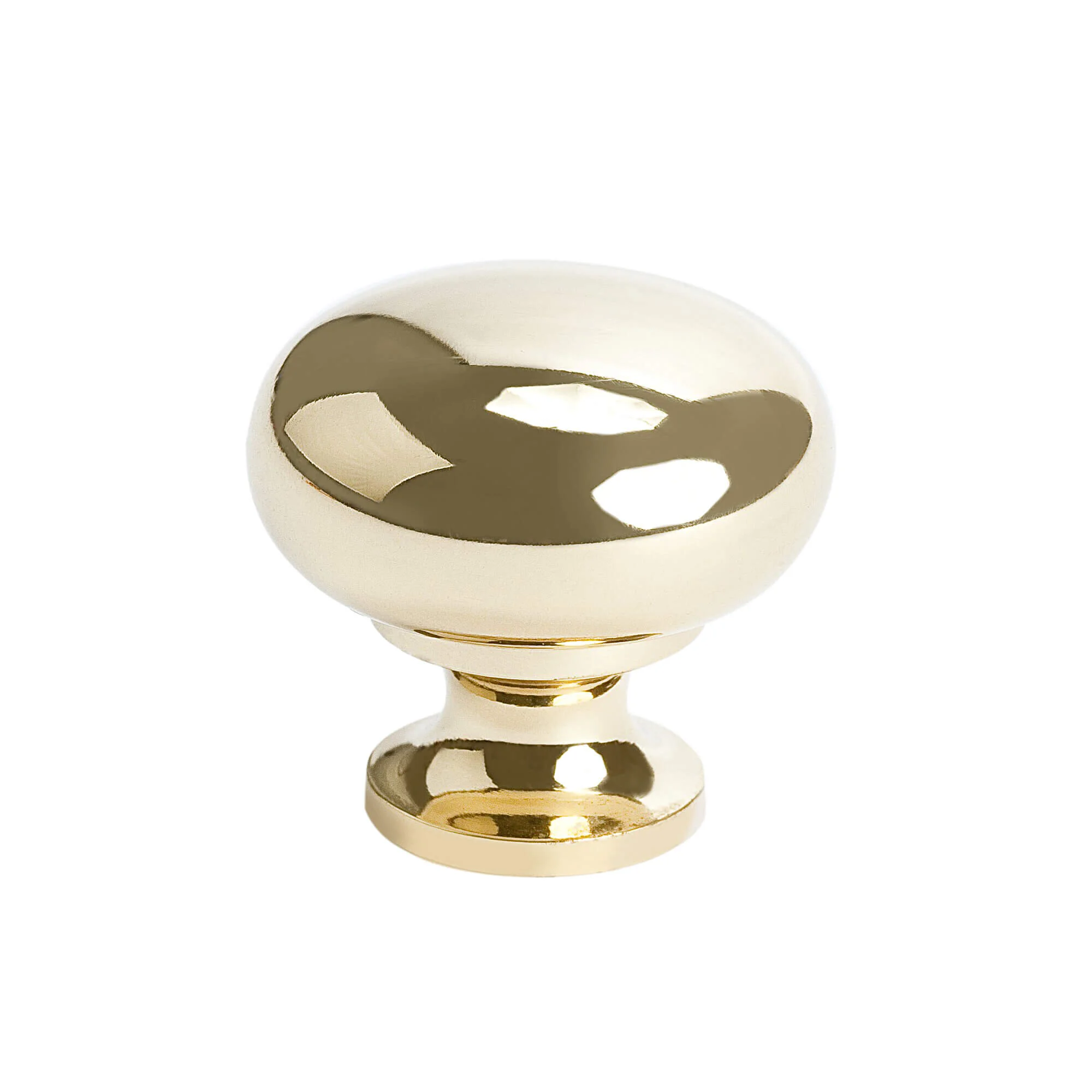 Plymouth Polished Brass Large Knob 7315-303-P