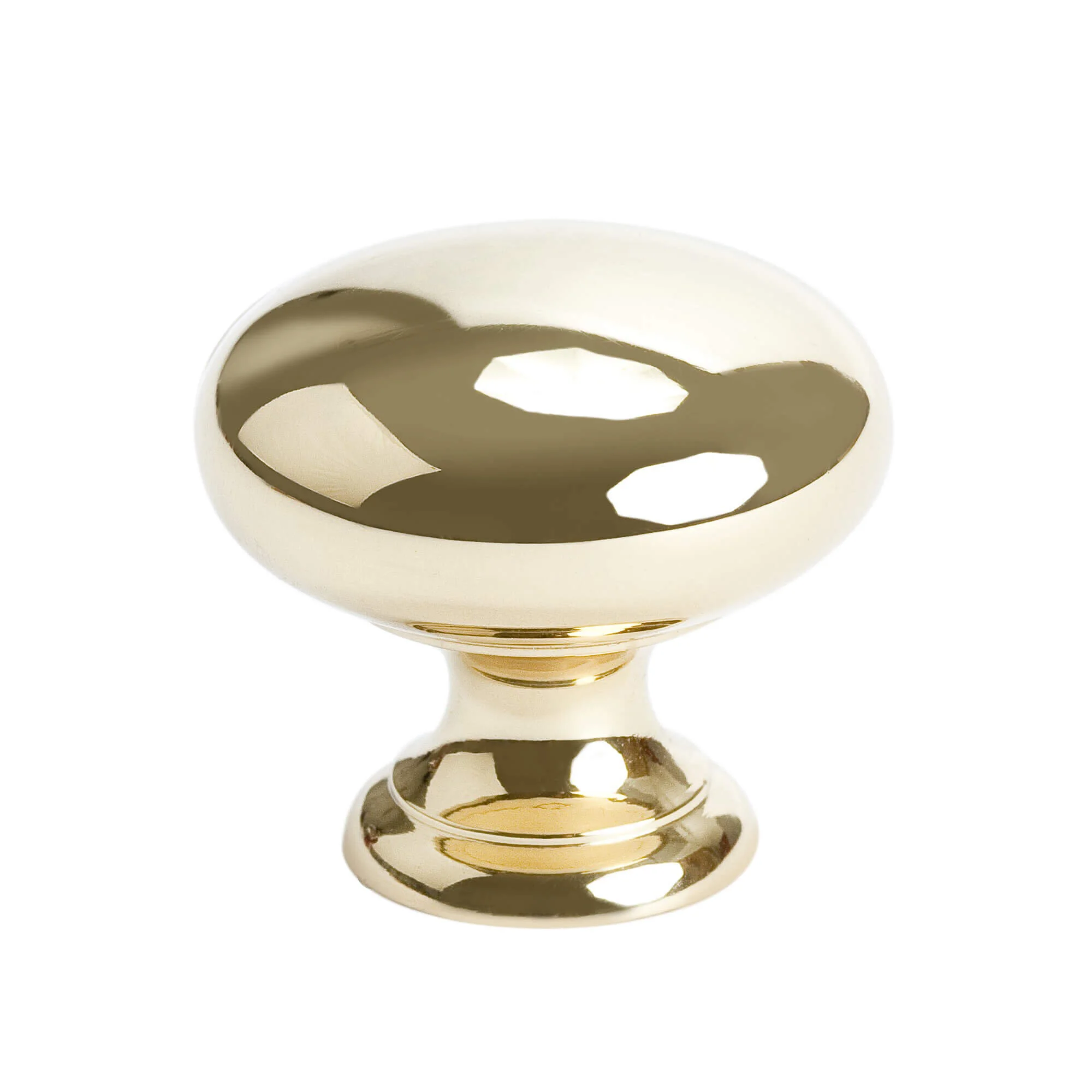 Plymouth Polished Brass Round Knob 9950-103-P