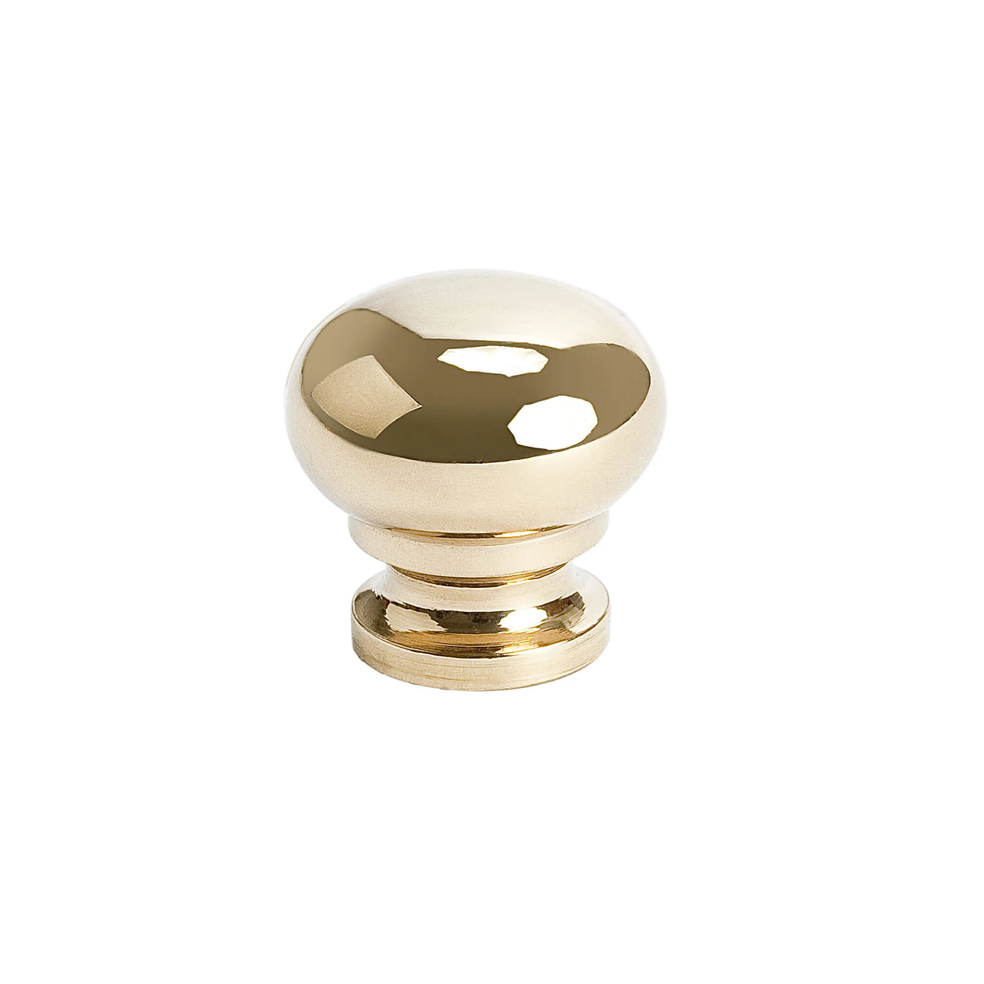 Plymouth Polished Brass Small Knob 7317-303-B