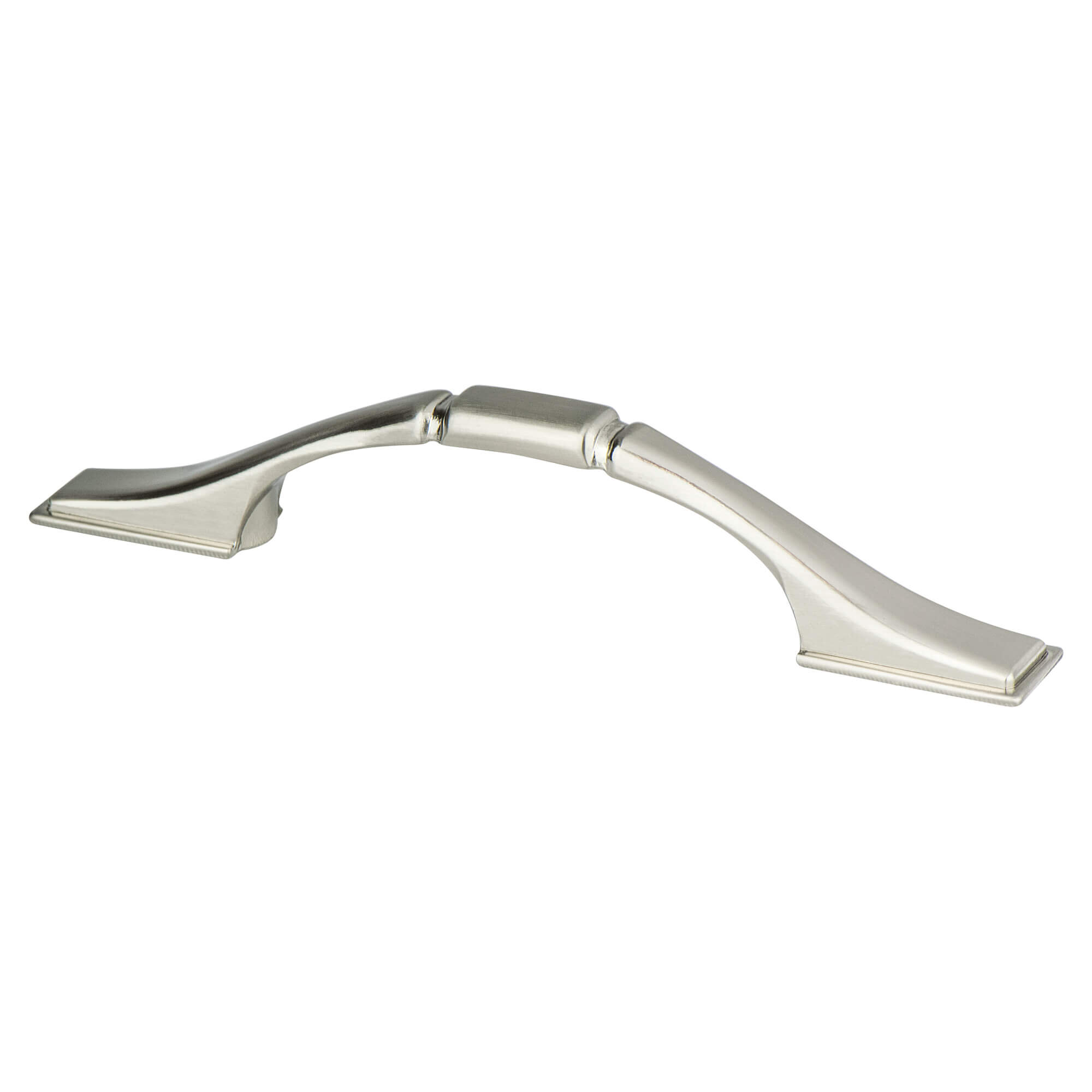 Traditional Advantage One 3 inch CC Brushed Nickel Squared End Pull 1786-1BPN-P