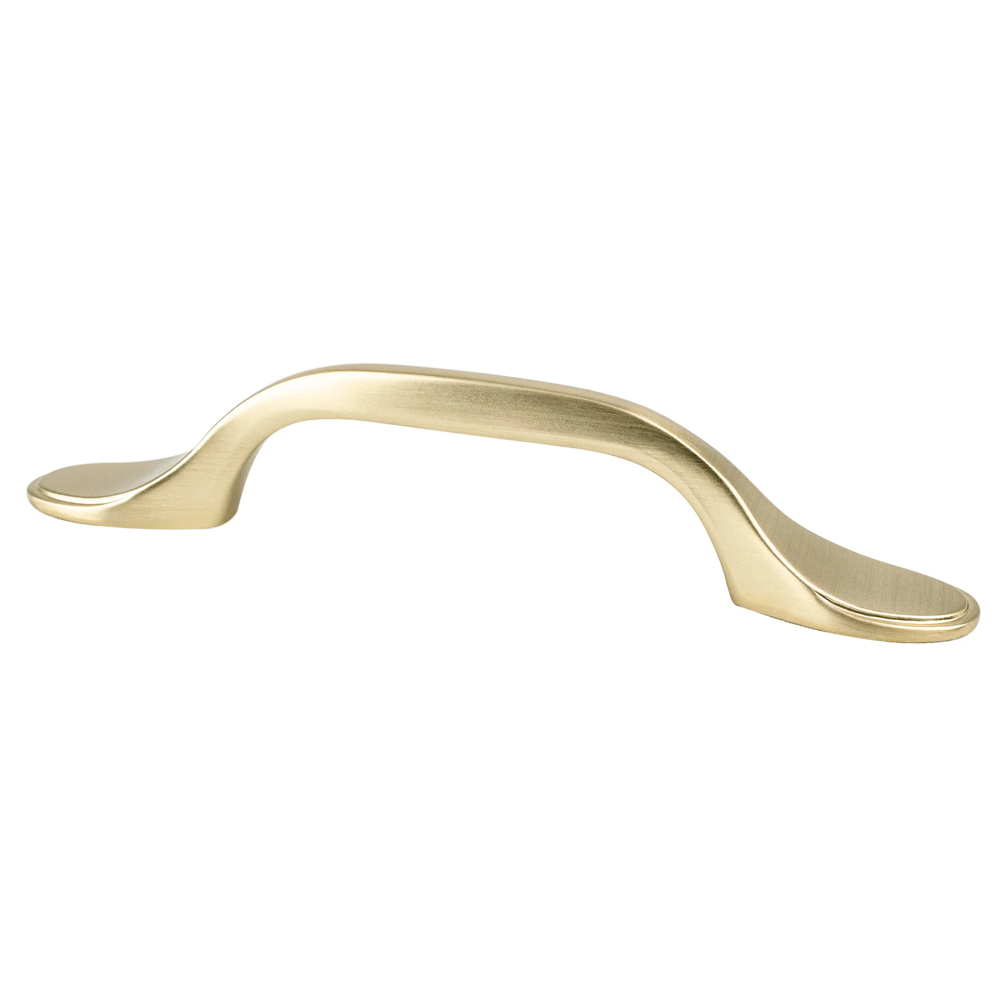 Traditional Advantage One 3 inch CC Champagne Rounded End Pull 9198-10CZ-P