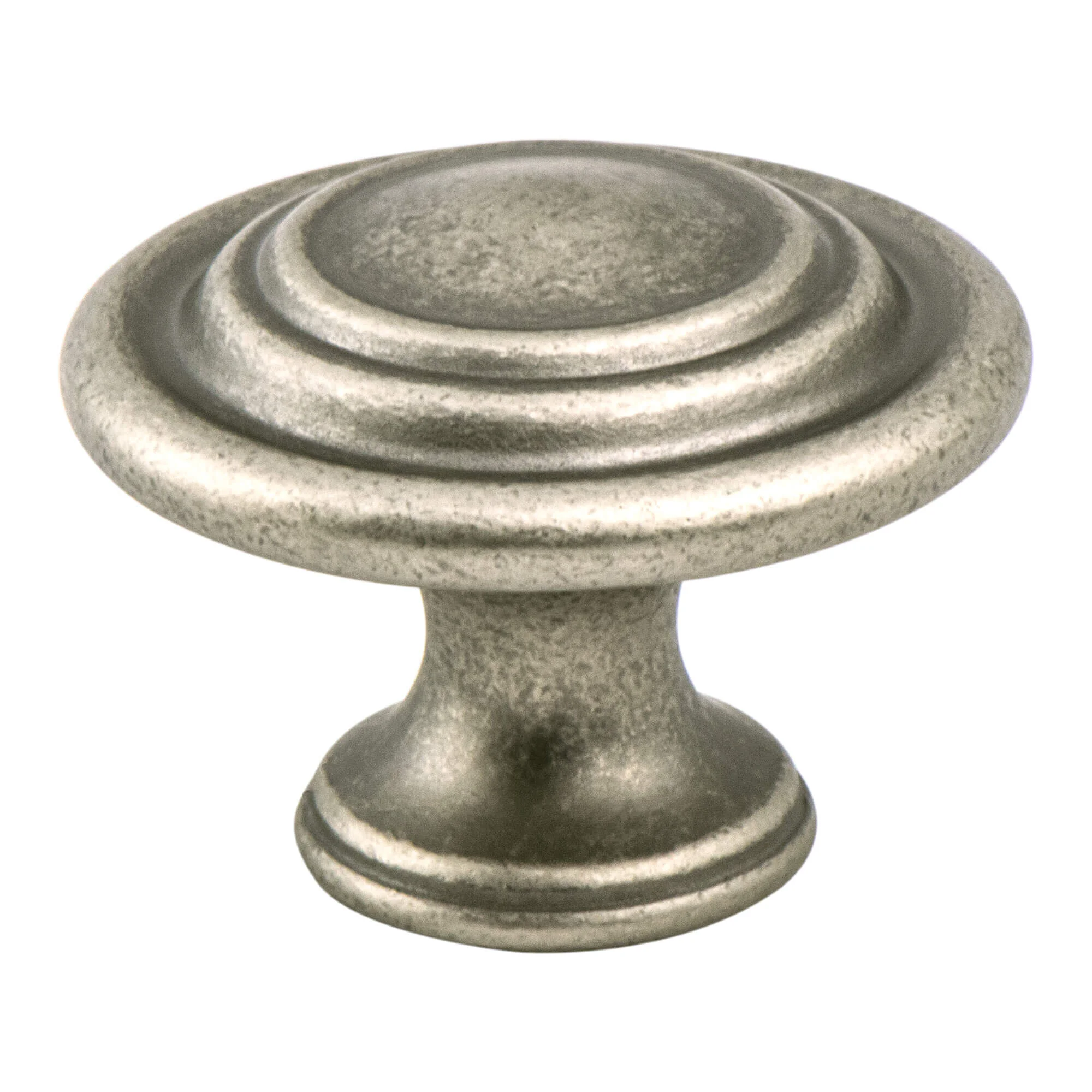 Traditional Advantage One Weathered Nickel Round Knob 9339-10WN-P