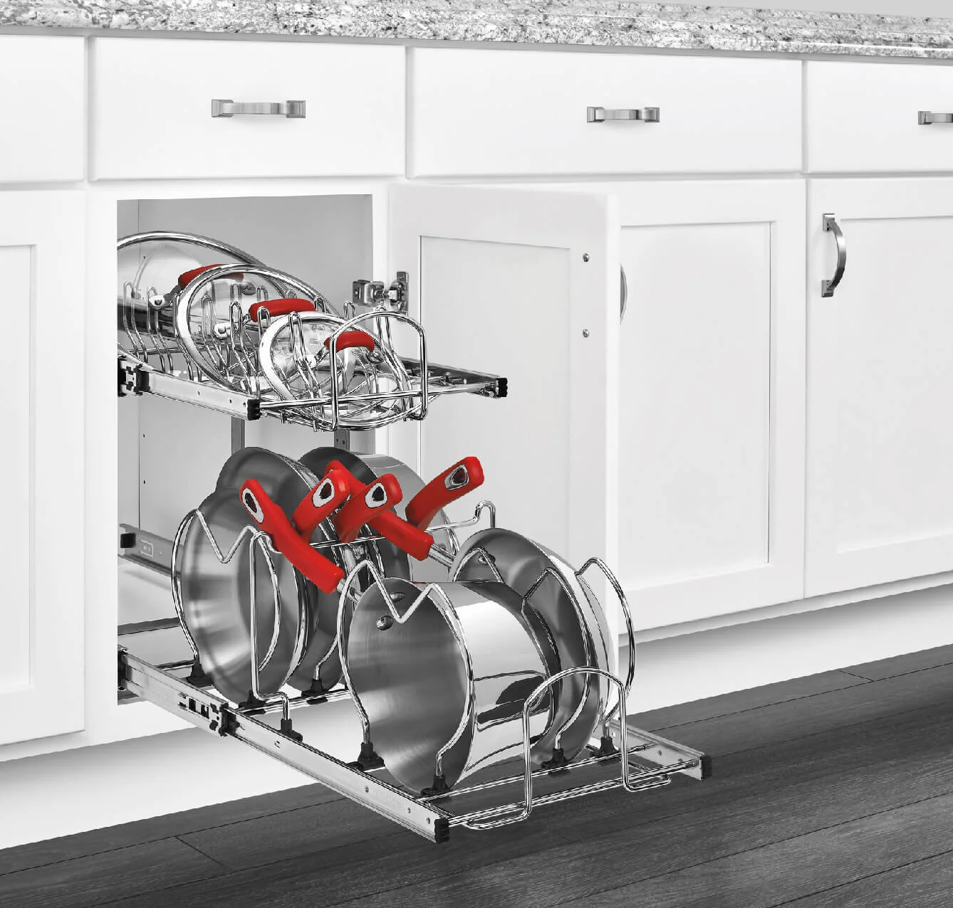 Two-Tier Cookware Organizer