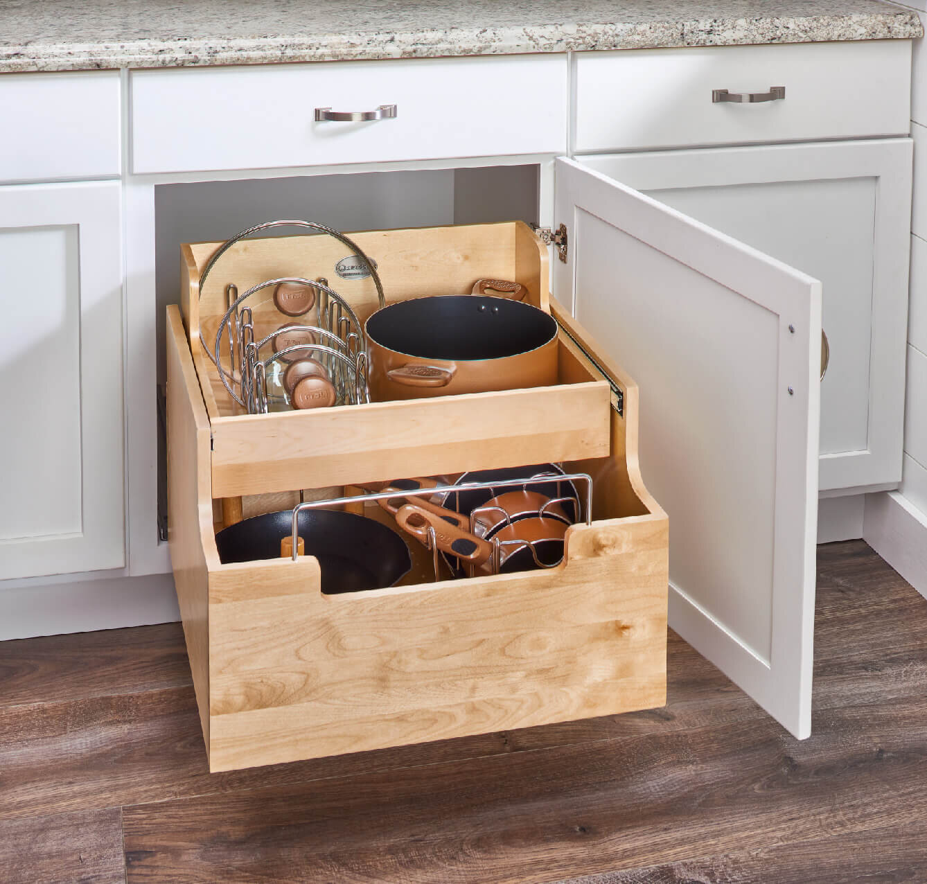 Wood Cookware Organizer