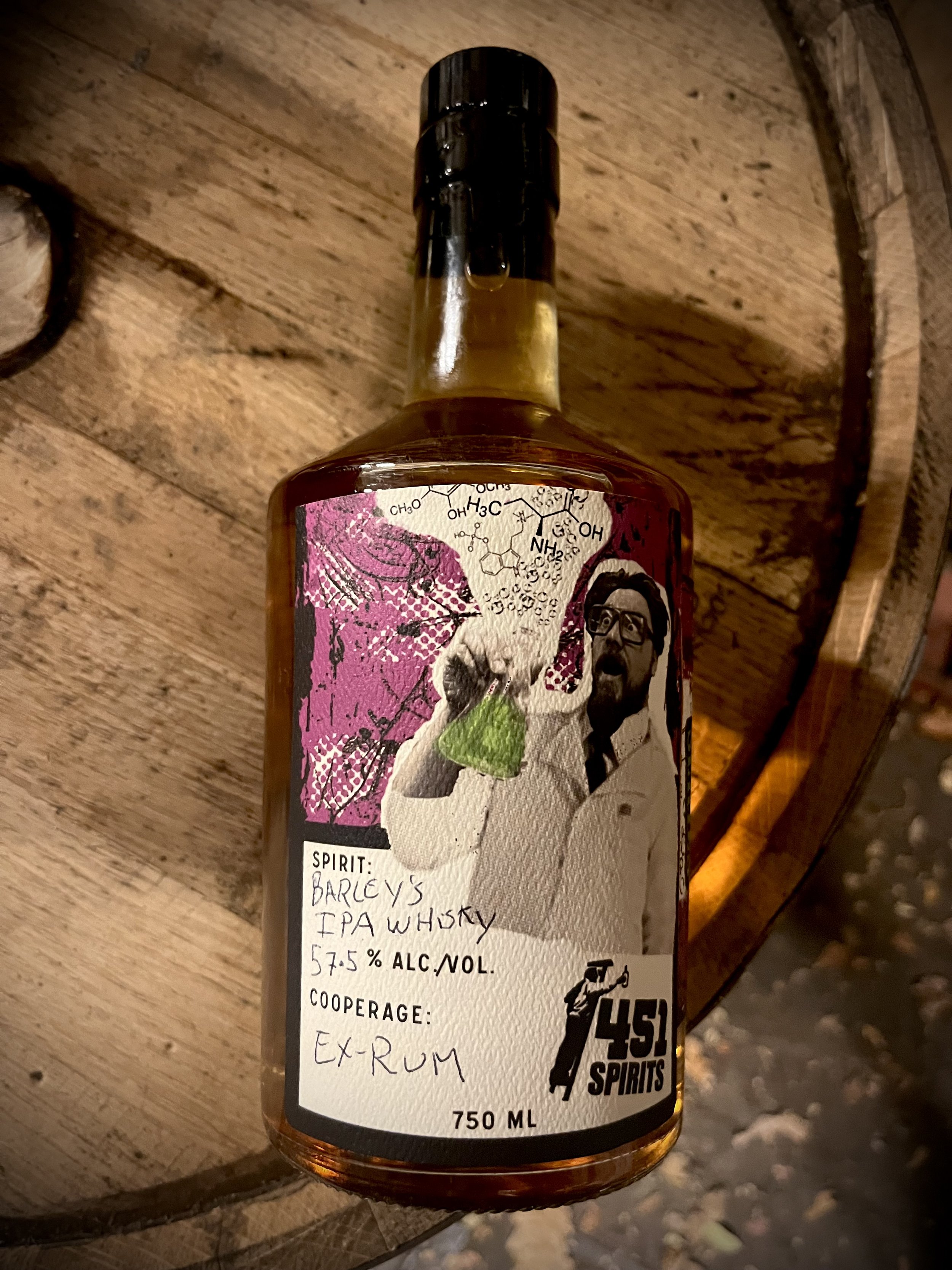 Barley's Cask Strength IPA Whiskey