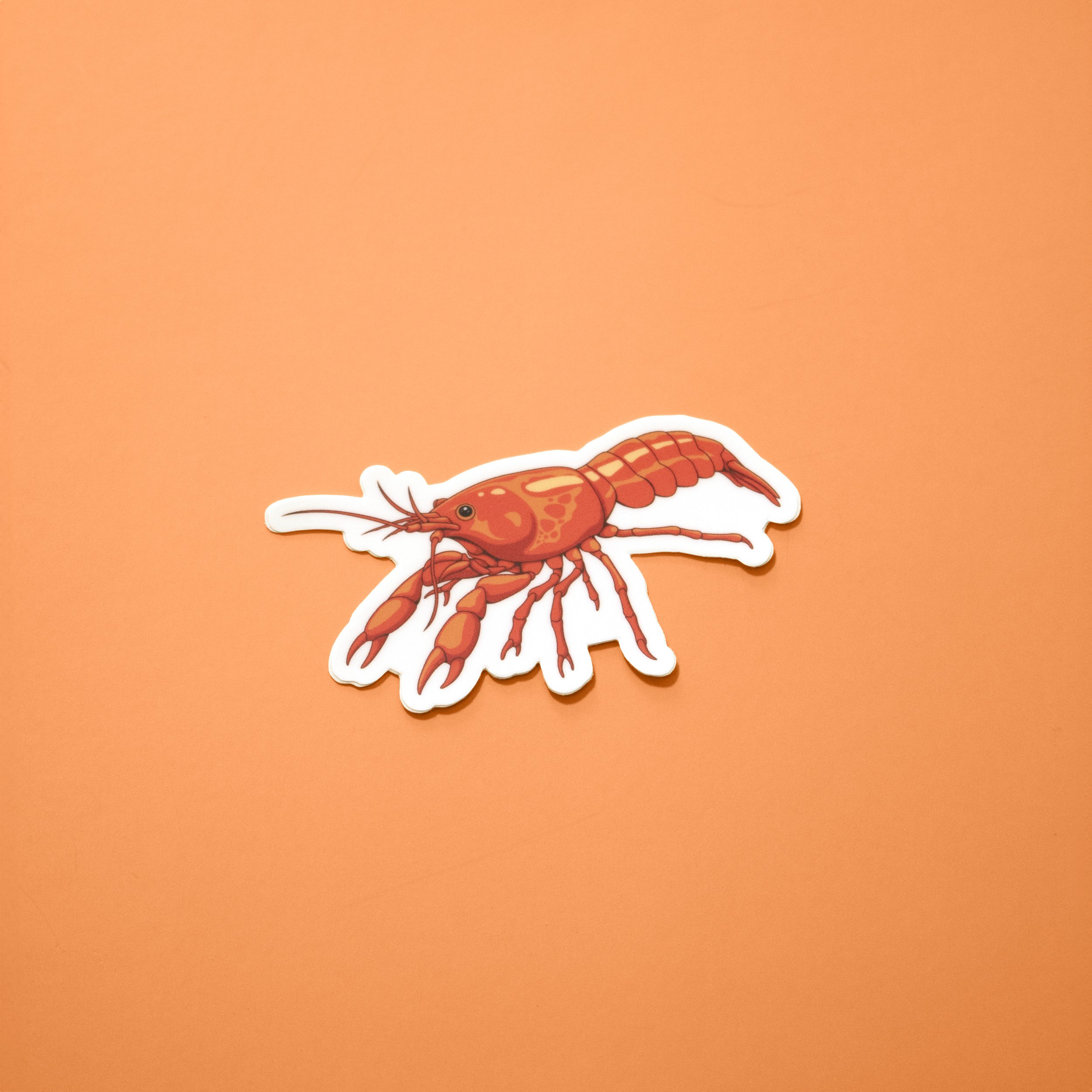 Dwarf Crayfish Sticker 3"