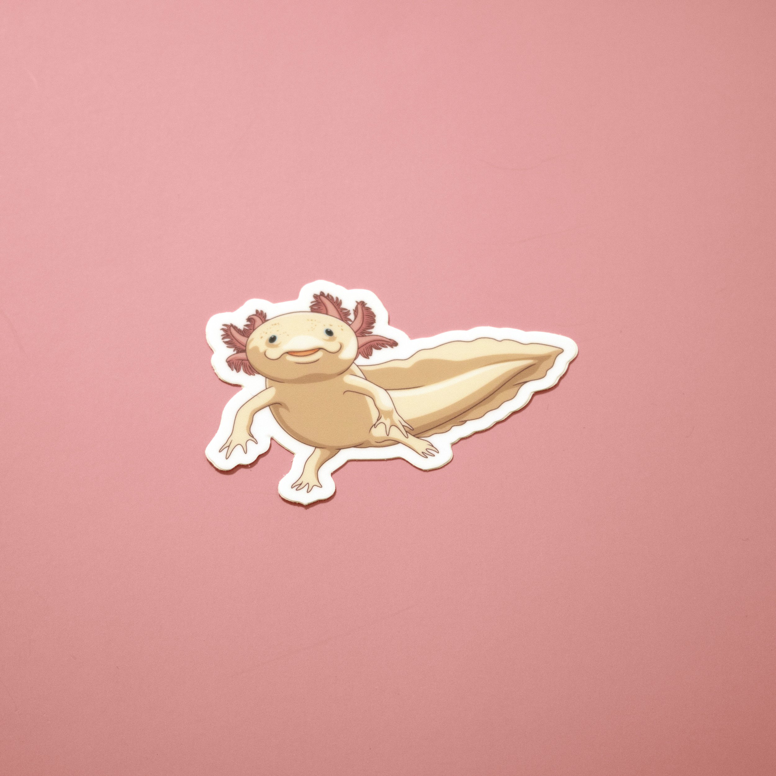 Axolotl C Sticker 3"