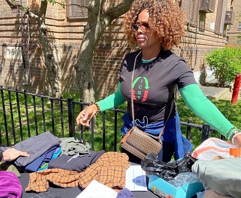   Inner City Green Team hosted an all-day clothing swap and recycling festival for Earth Day  