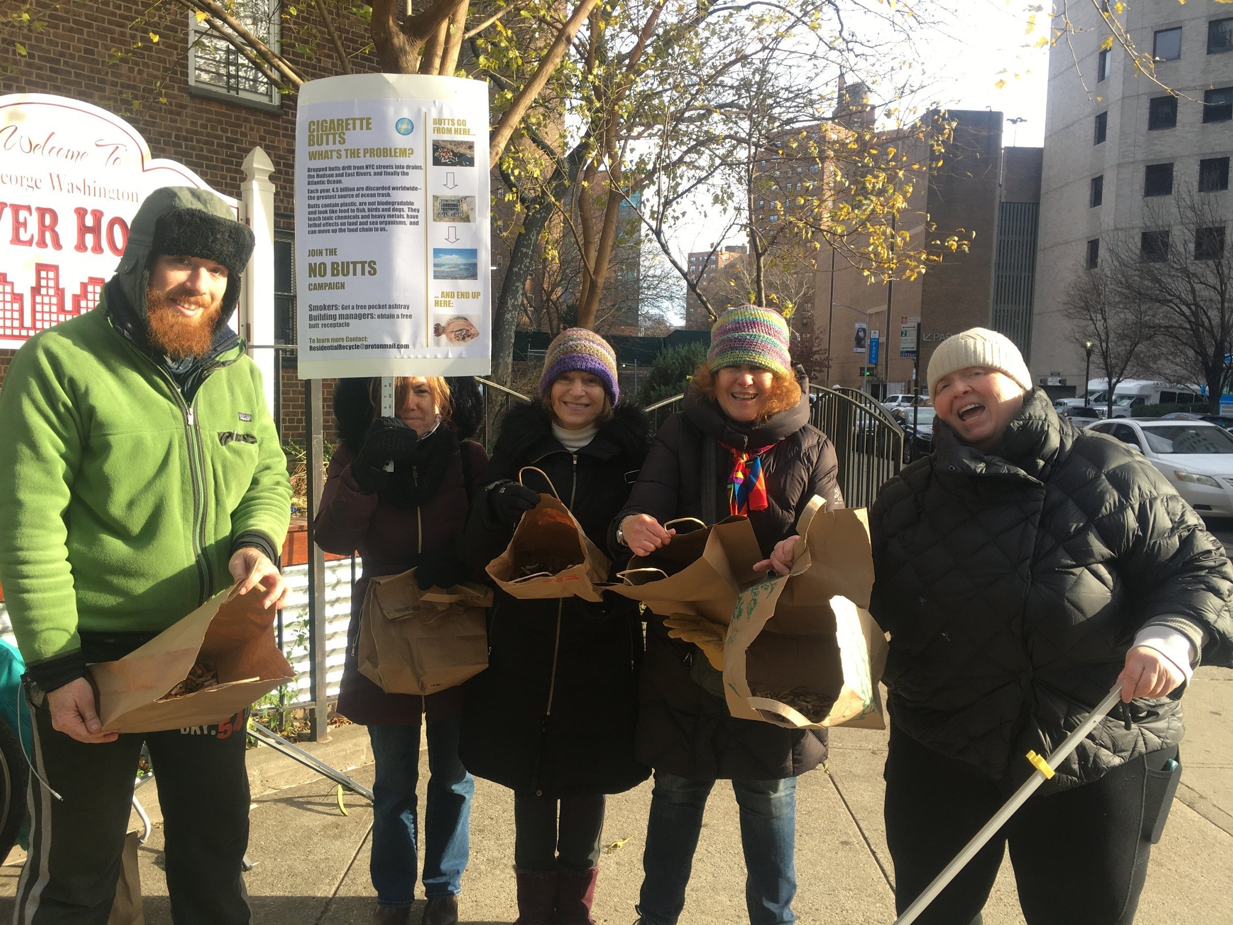   On East 99th Street Collectors Ethan Schneider, Katie Hanner, Ellen Cooper, Joyce Bialik, &amp; Sharon Silbermann  