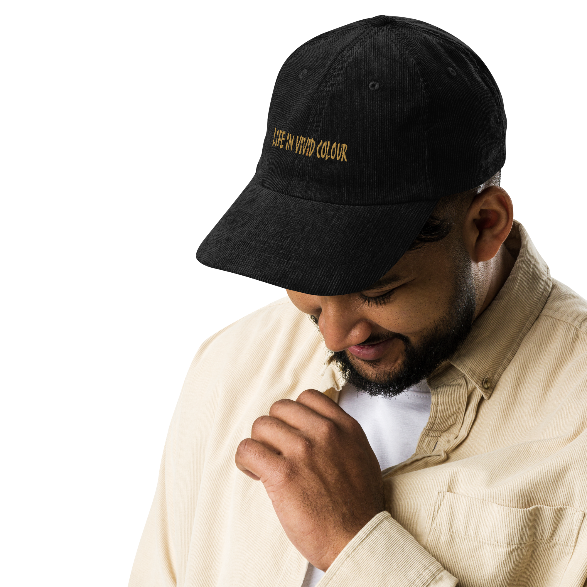 Life In Vivid Colour Corduroy Cap