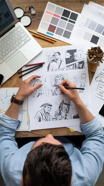 Illustration Page Design