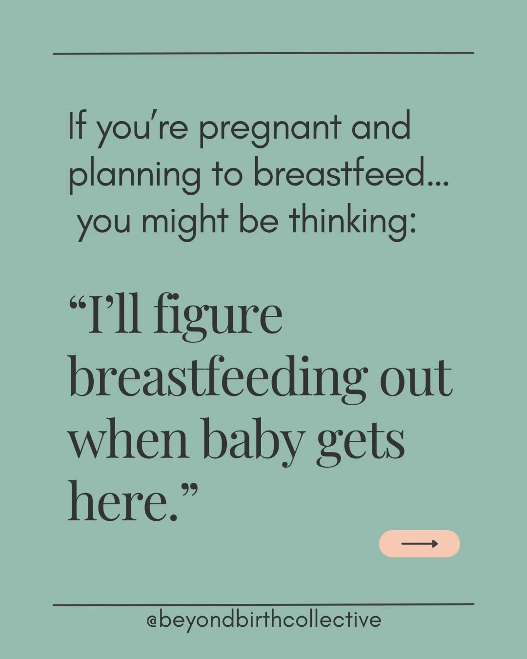 If you&rsquo;re pregnant and planning to breastfeed, you might be thinking&mdash;
&ldquo;I&rsquo;ll figure it out when baby gets here.&rdquo;👶🏽

But here&rsquo;s the truth:
Breastfeeding is natural but not always intuitive, and preparation makes a 
