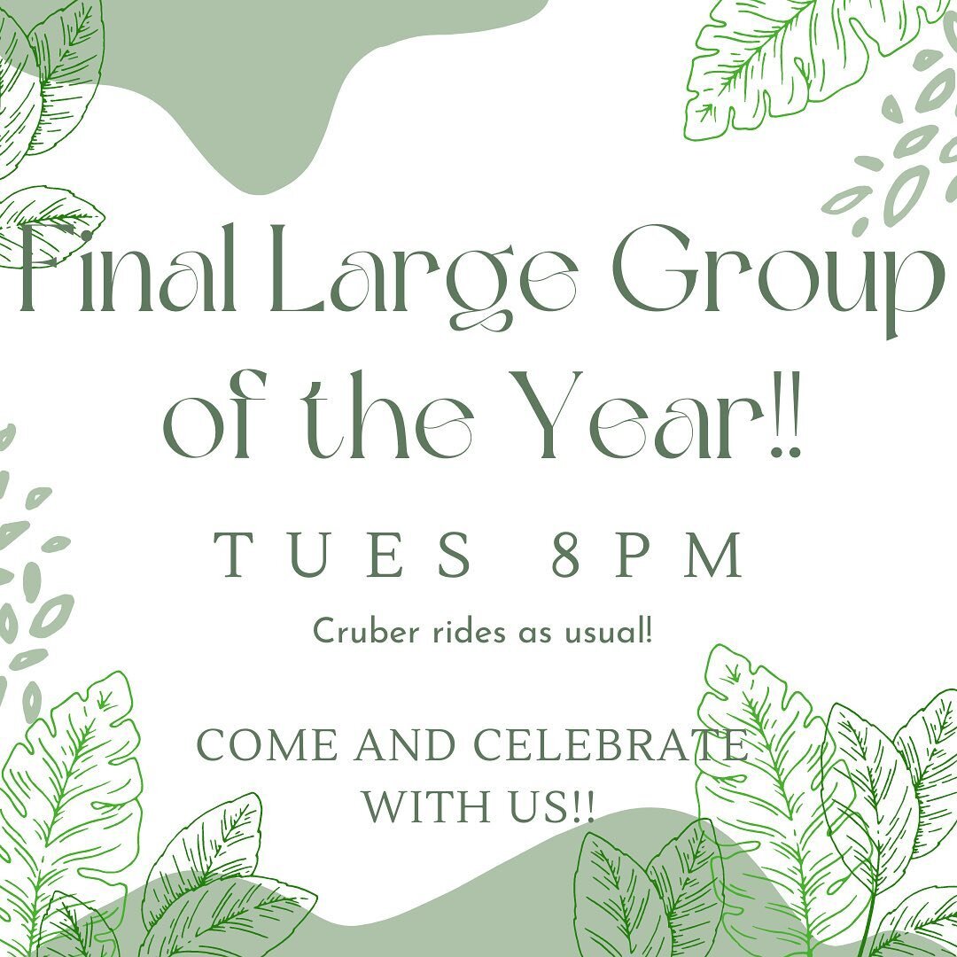 TUESDAY: last large group for this year! Join us for a time of sharing and celebrating what God has done. And, some amazing pics of our graduating seniors. And a very special worship band. Oh, and snacks. Can&rsquo;t wait to see you all there!