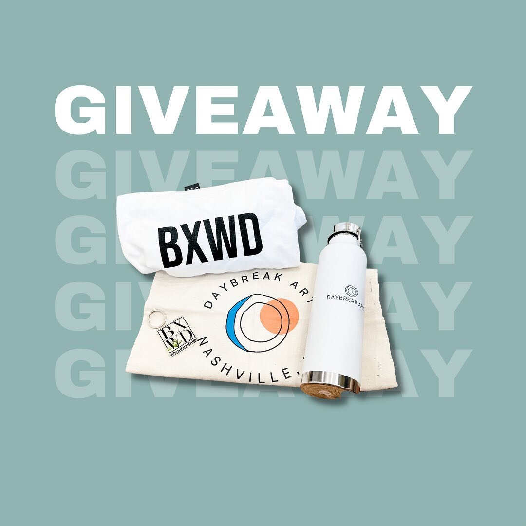 Congratulations to our giveaway winner @about_congwang!! You&rsquo;re the lucky winner of this swag pack, as well as a $50 Daybreak gift card! 

Thank you to everyone who participated in our giveaway sponsored by @bxwd.nashville!