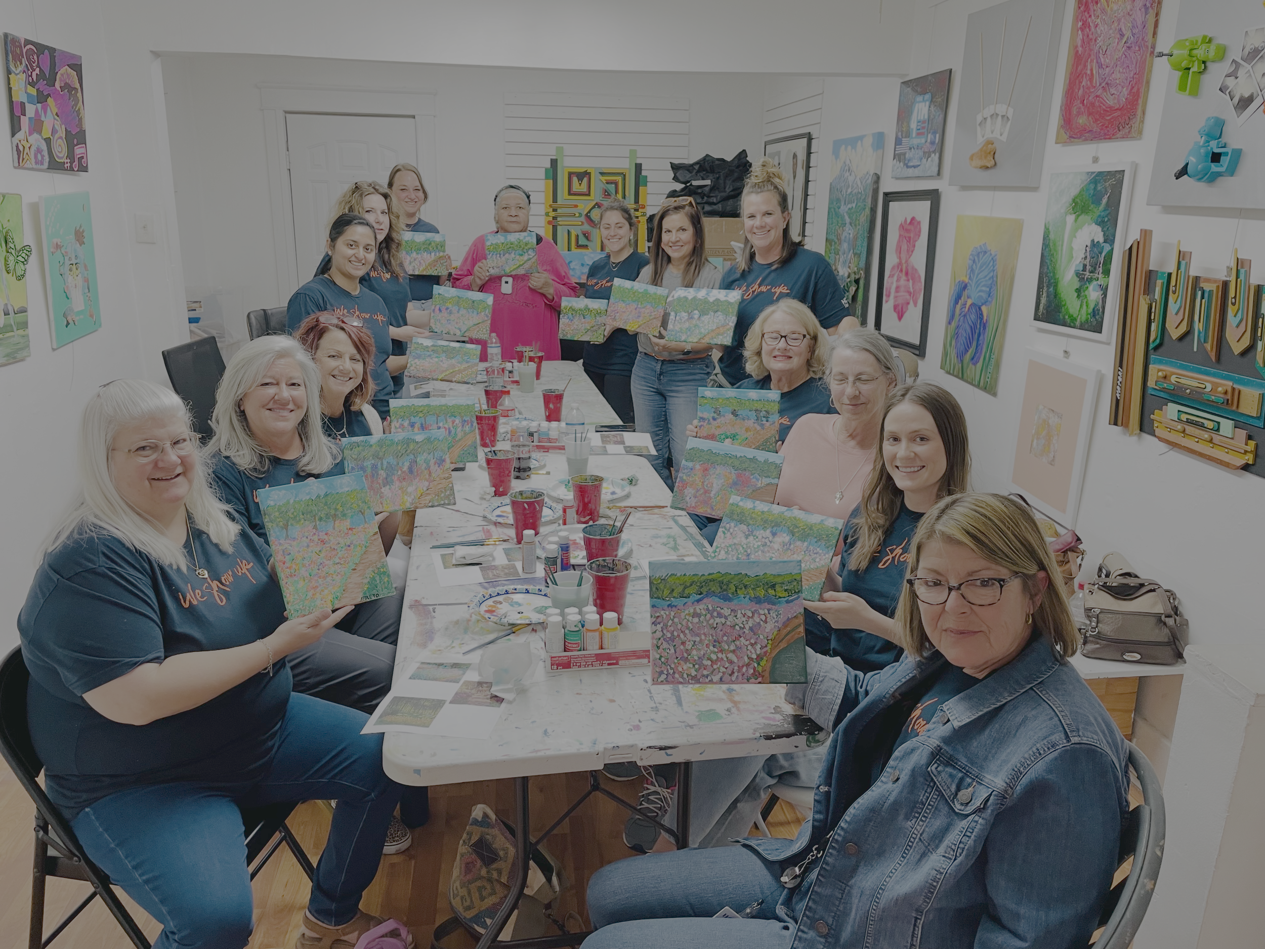 Monet-Inspired Painting Workshop led by AM Hassan for 2024 HCA Day