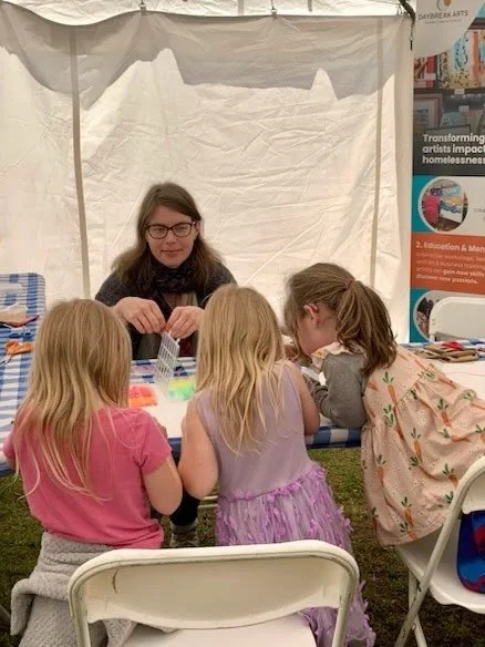 Beth and Cheryl lead Kid’s Tent at 2026 Spring TN Craft Fair