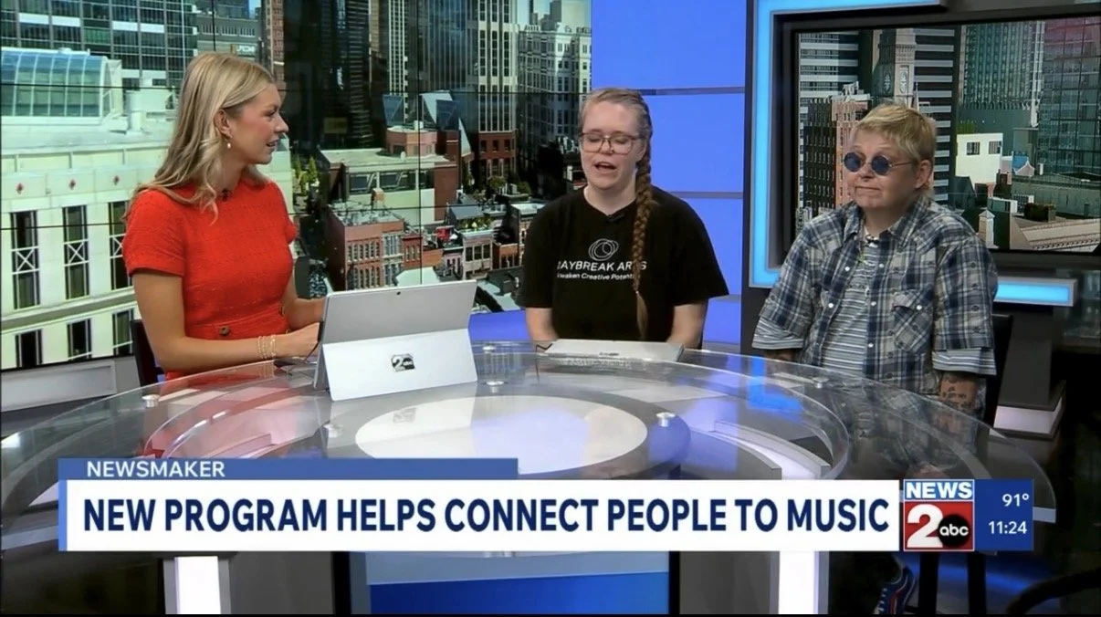IN THE NEWS: News2—Newsmaker: Daybreak Arts New Program Helps Connect People To Music
